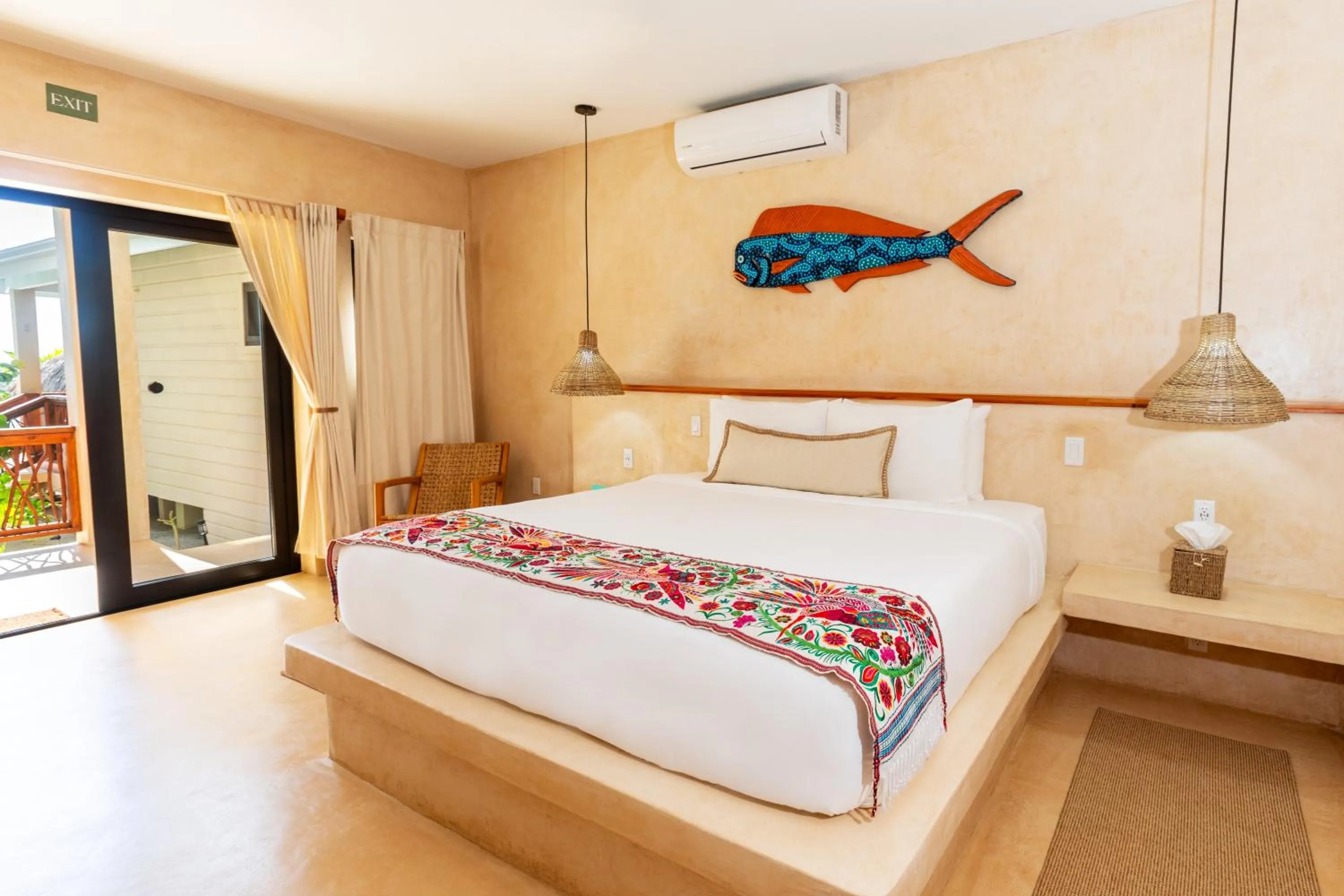 Bed in Kalimera Beach Hotel