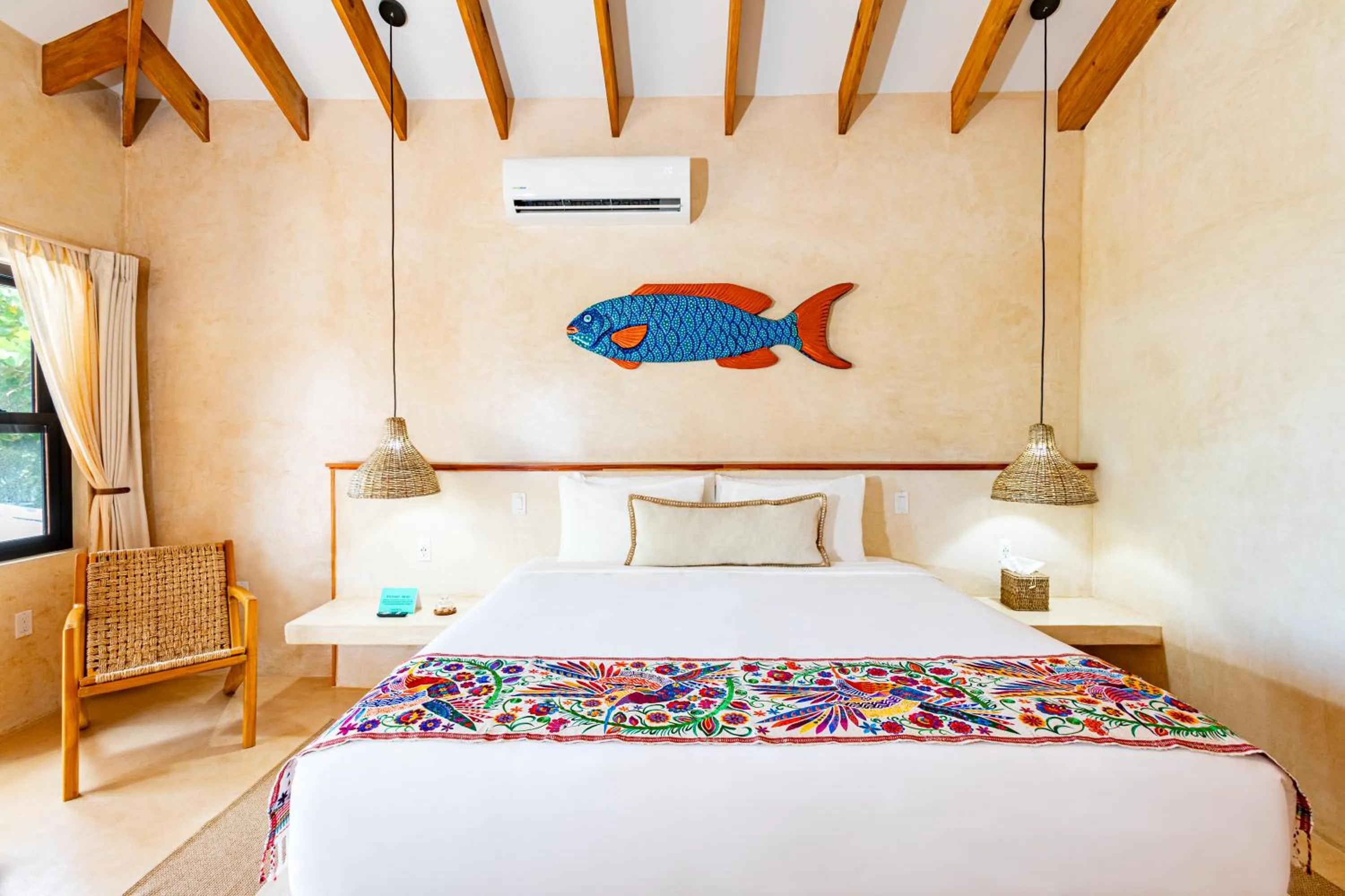 Bed in Kalimera Beach Hotel