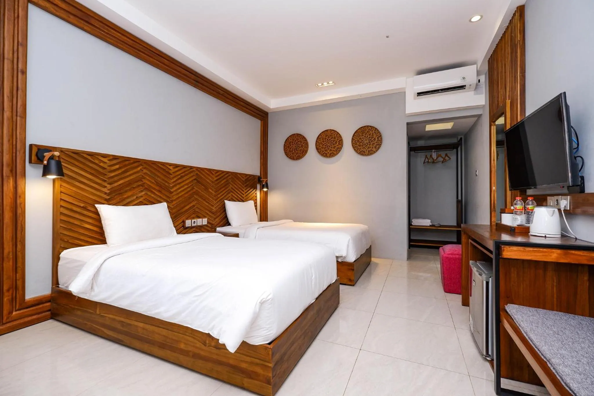 Bed in Maharani Guest House