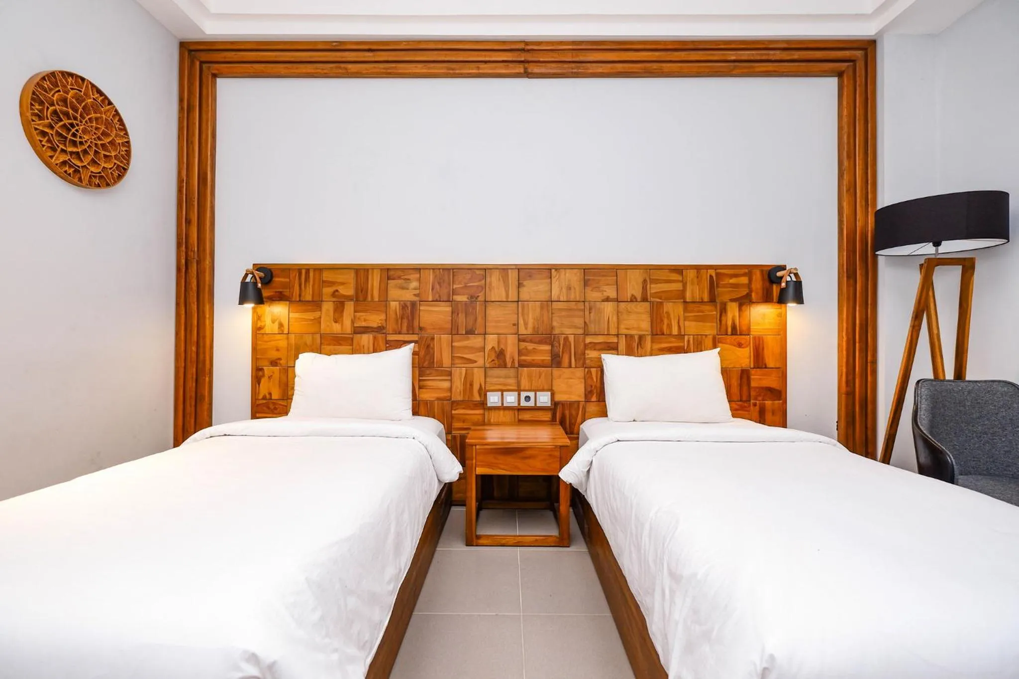 Bed in Maharani Guest House