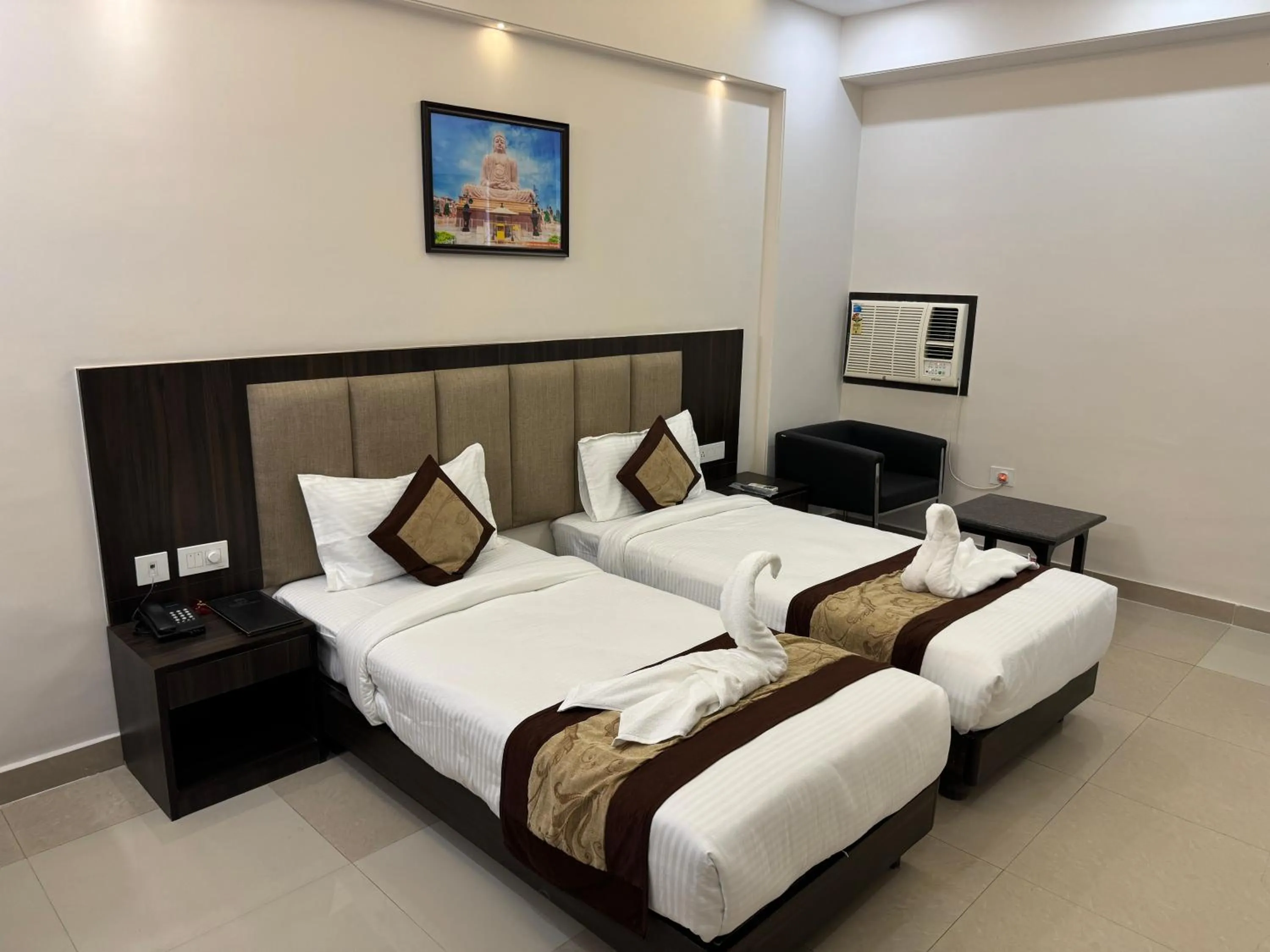 Bed in Hotel President