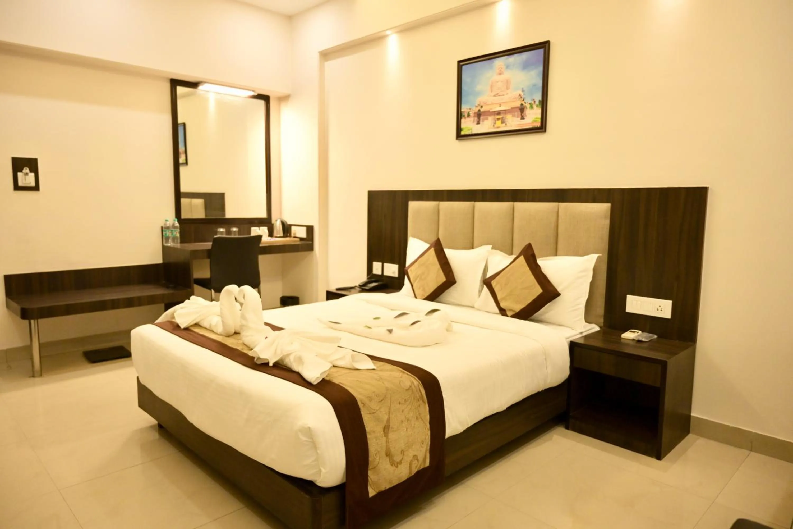 Bed in Hotel President