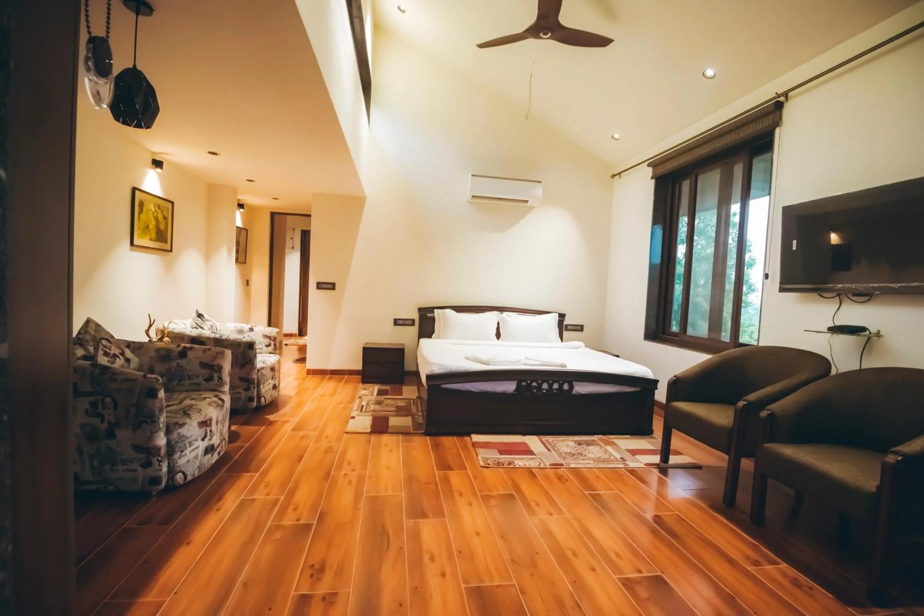 Bed in Red River Bungalow