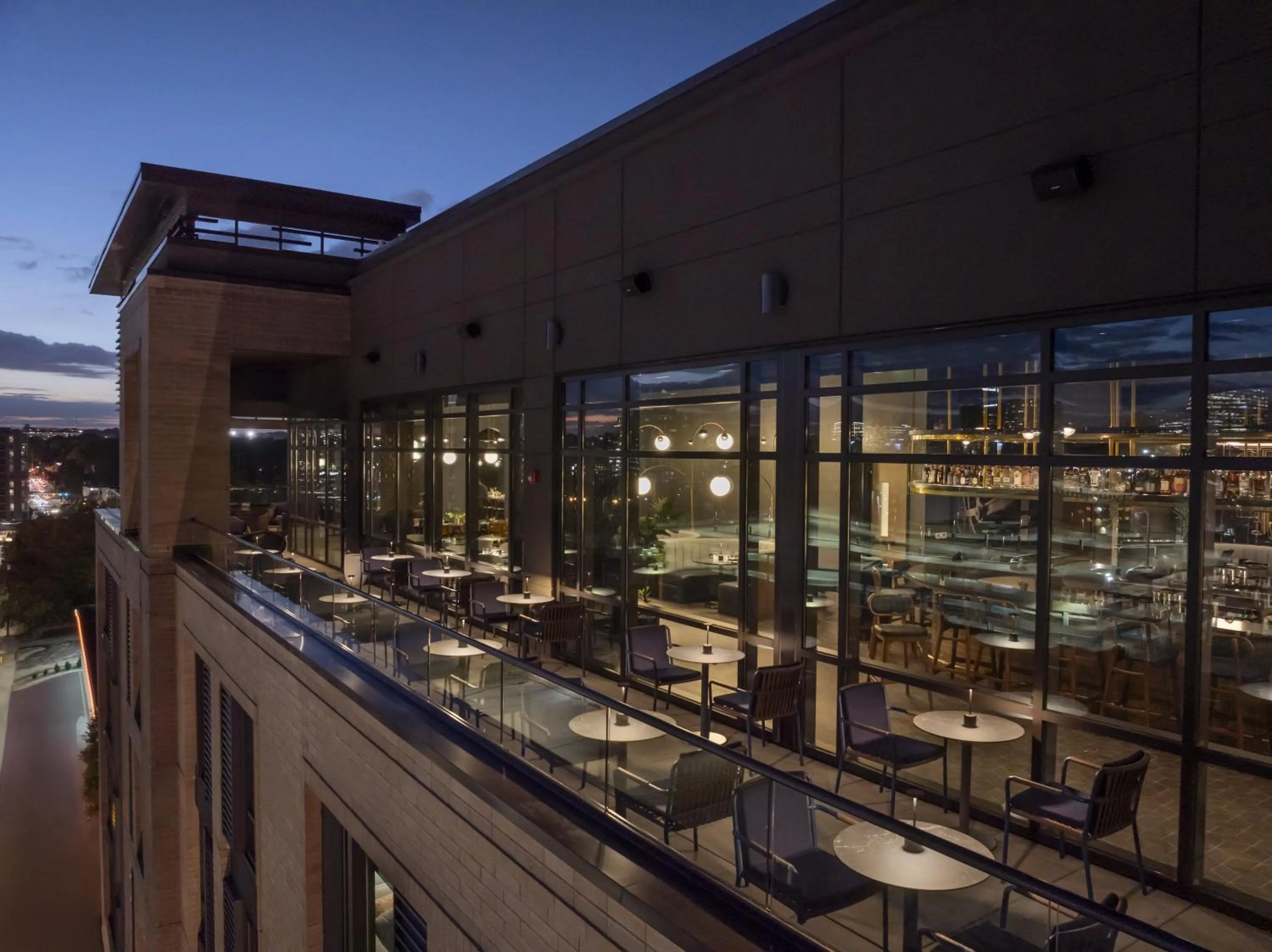 Lounge or bar in Hyatt House Raleigh Downtown/Seaboard Station