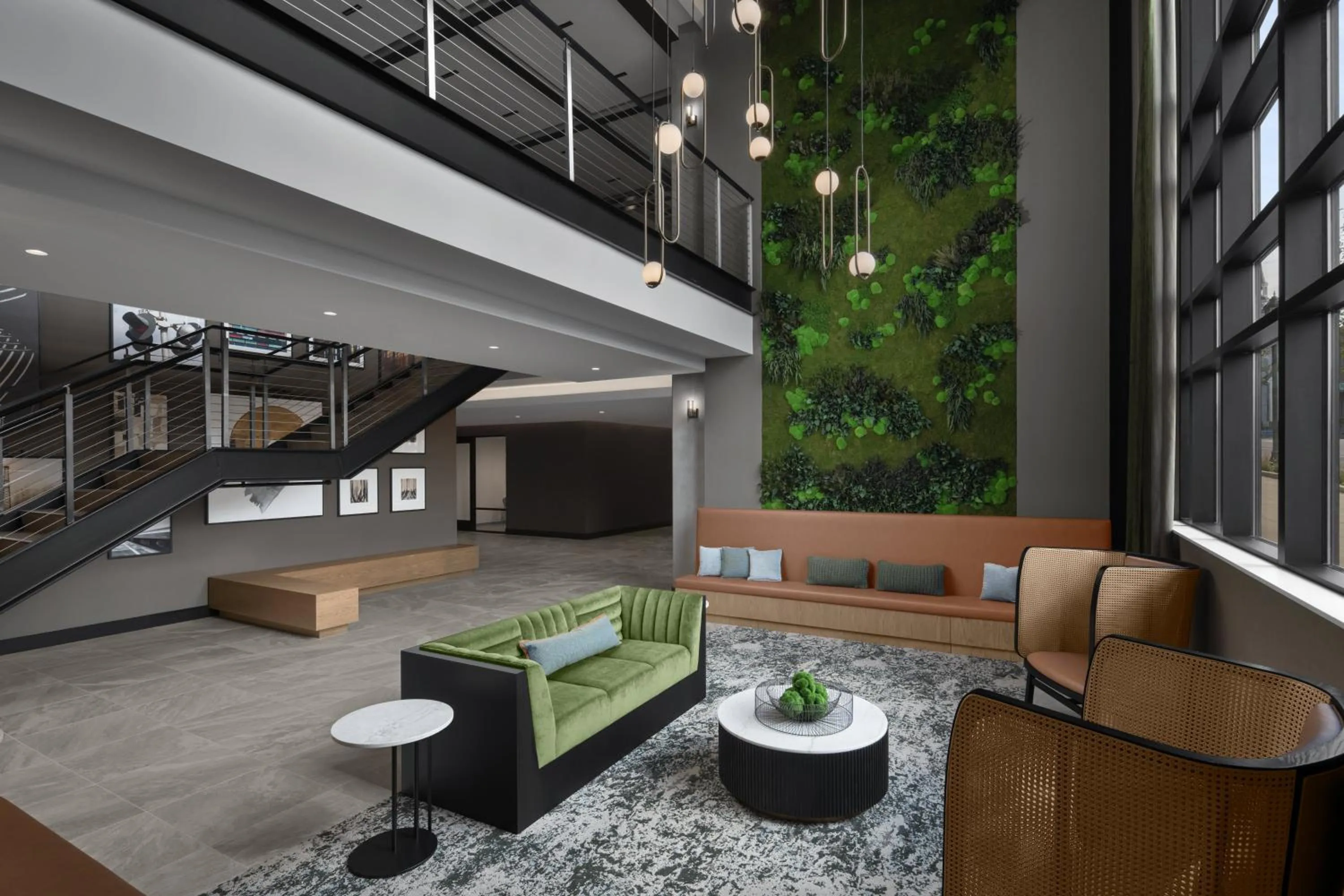 Lobby or reception in Hyatt House Raleigh Downtown/Seaboard Station