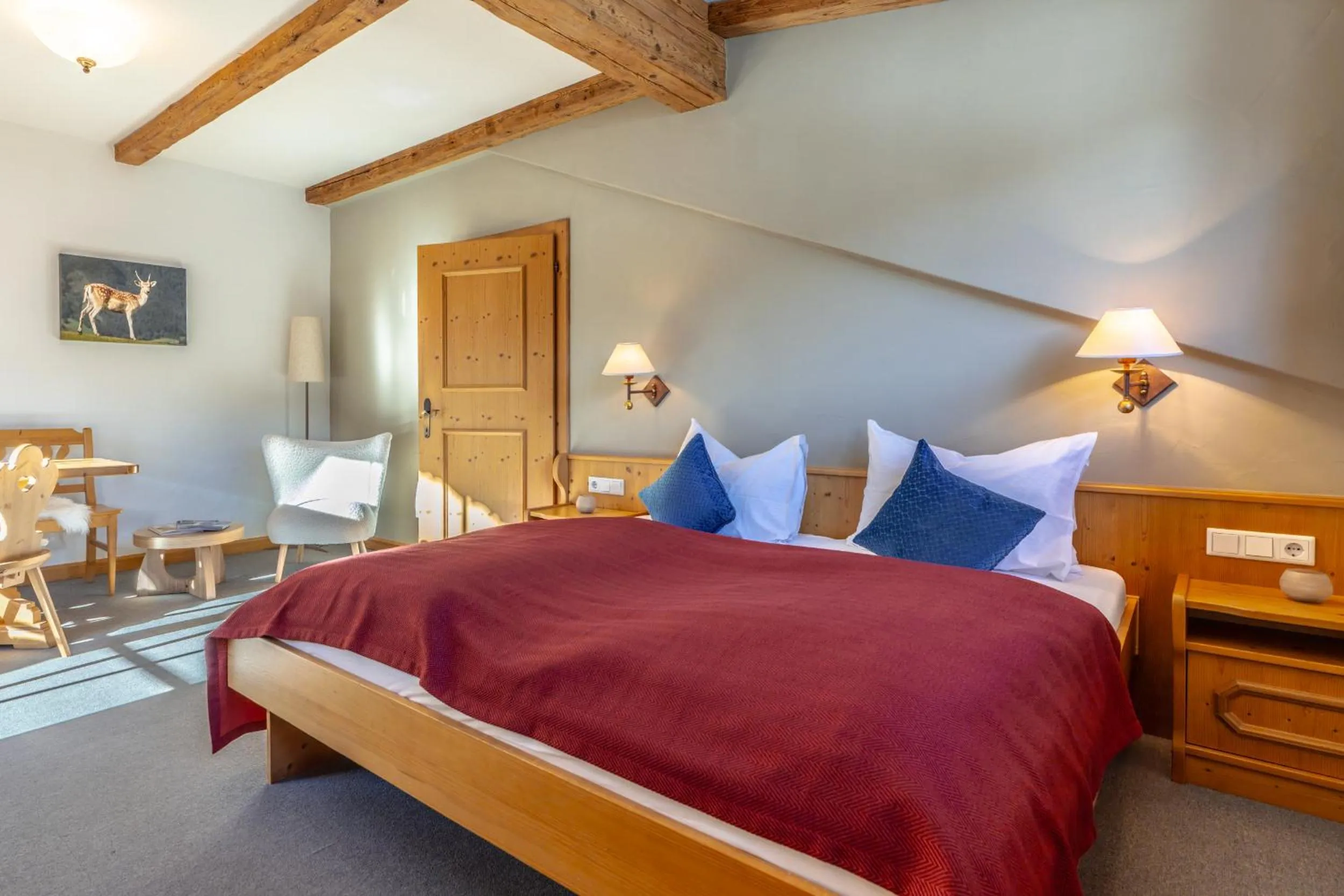 Bed in Gasthof Auwirt in Aurach