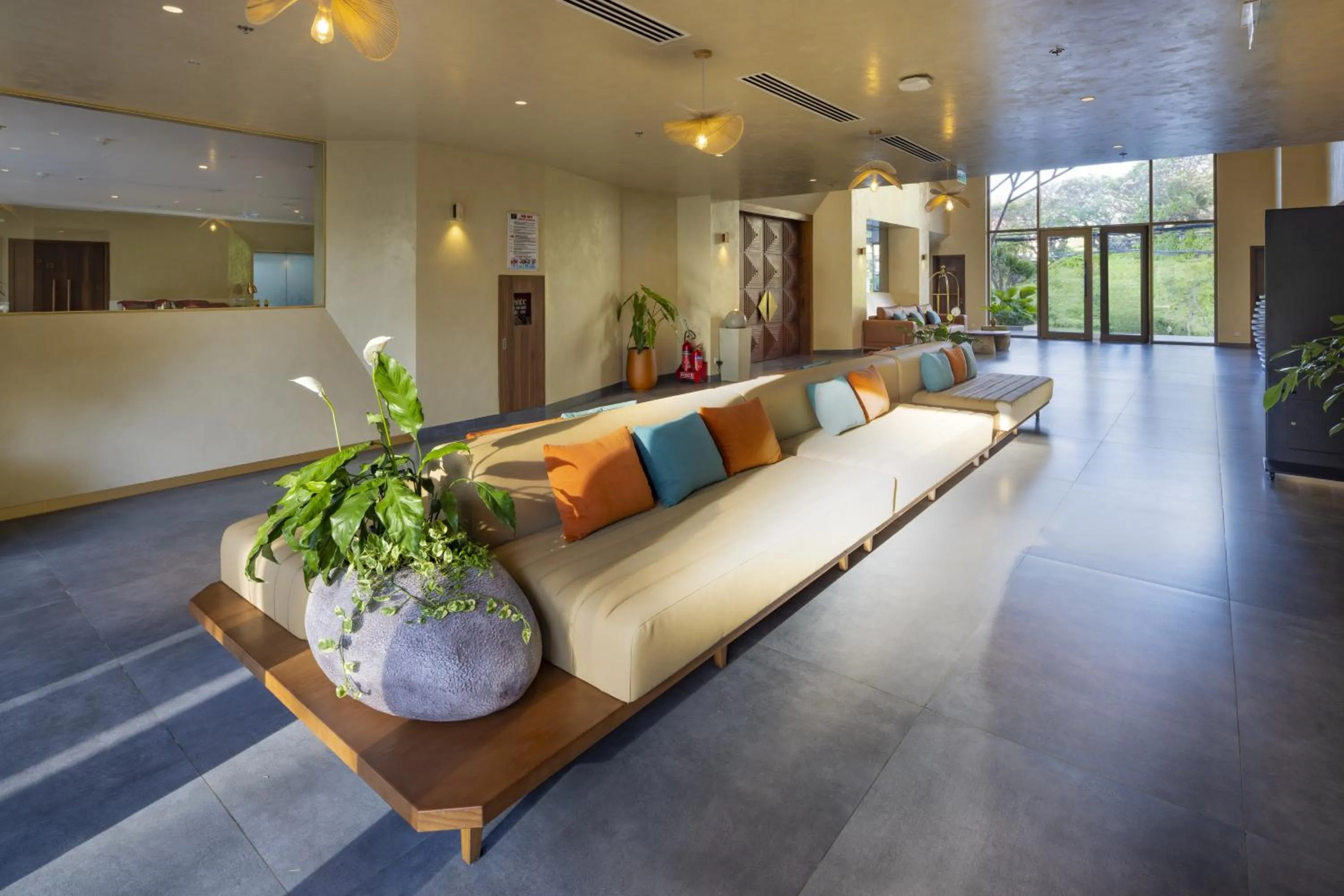 Communal lounge/ TV room in Iconic Long Hai Hotel