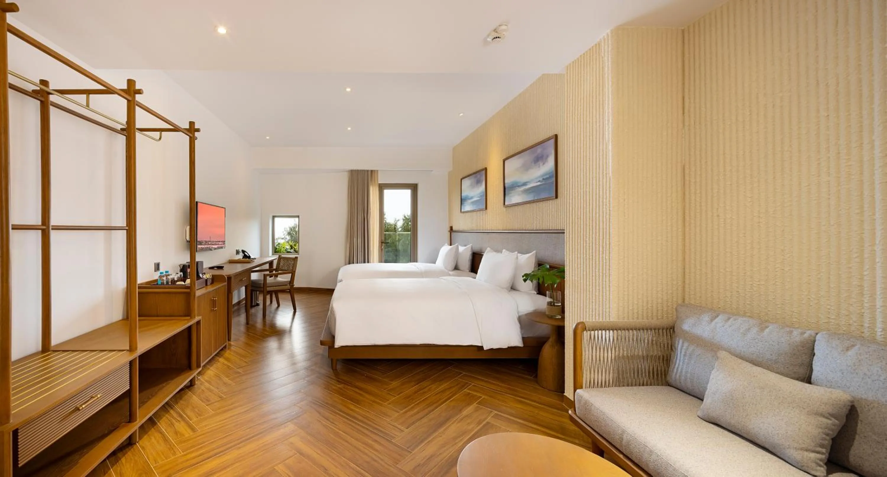 Photo of the whole room, Bed in Iconic Long Hai Hotel