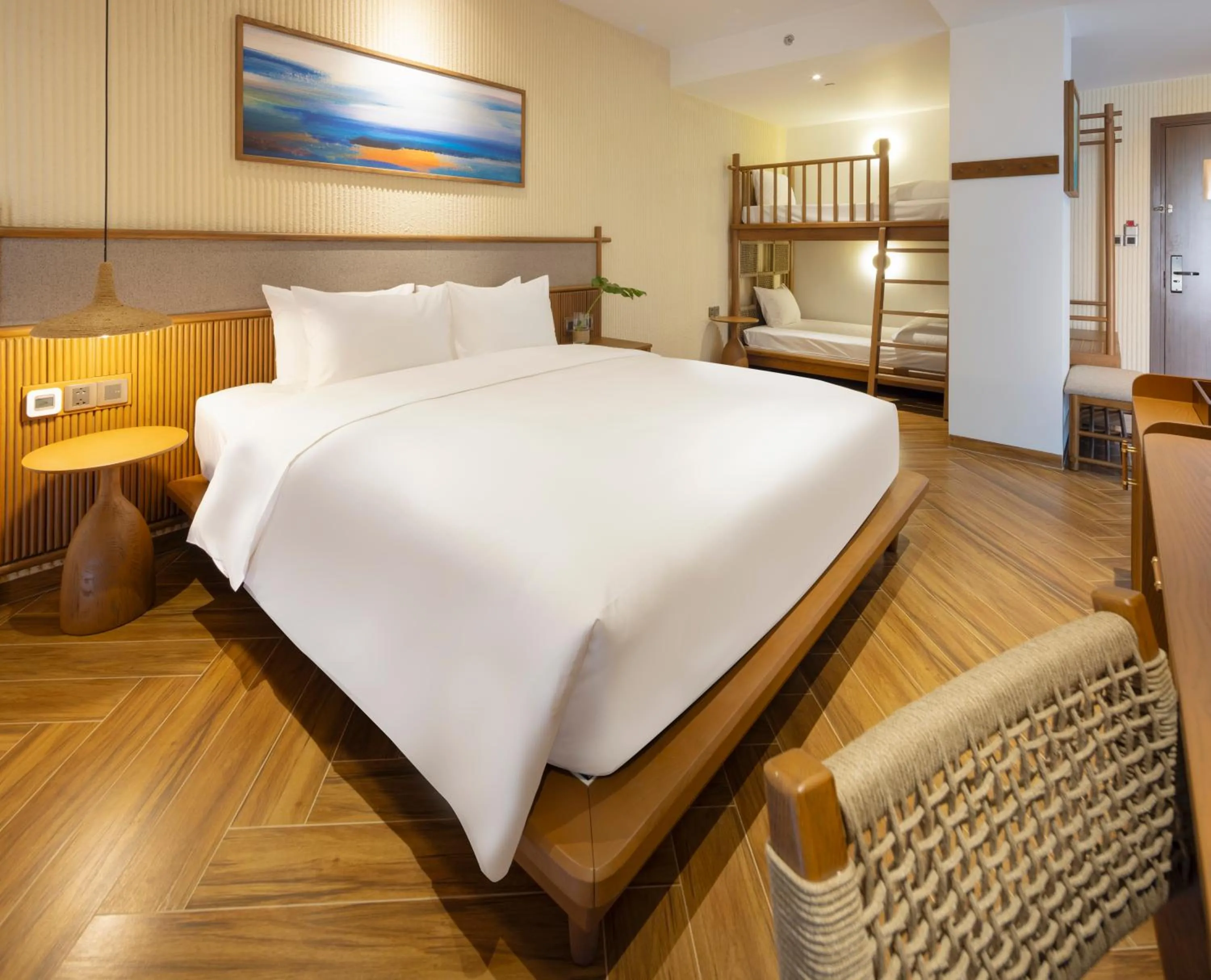 Bed in Iconic Long Hai Hotel