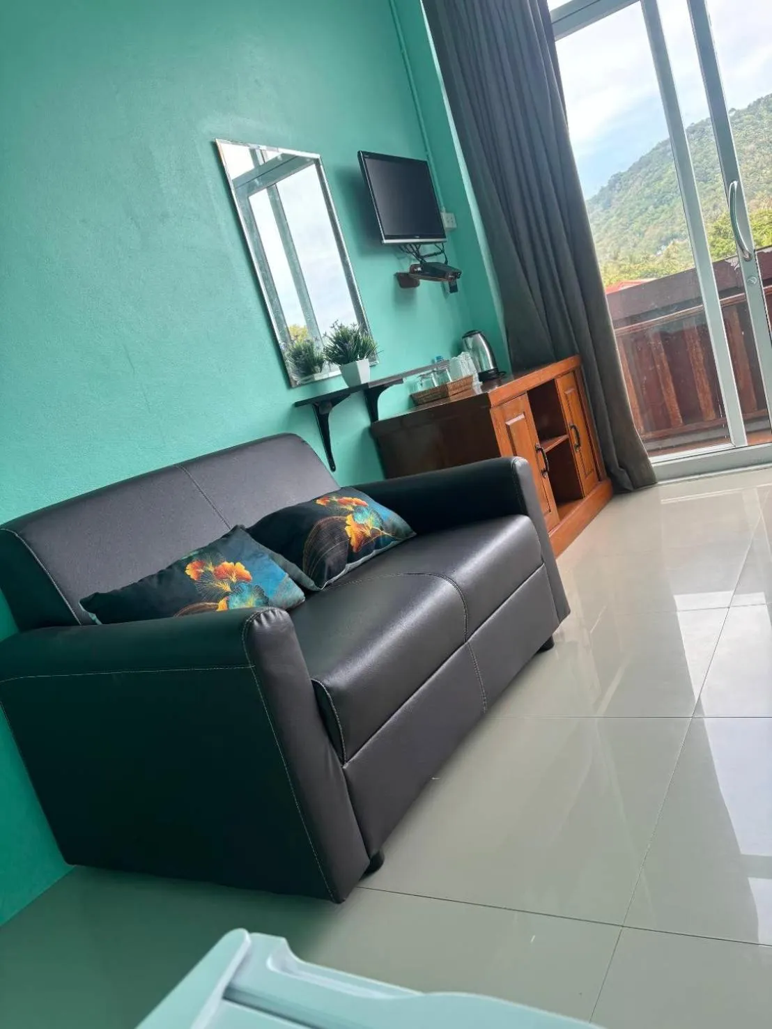 Seating area in Hotel Rung Phangan