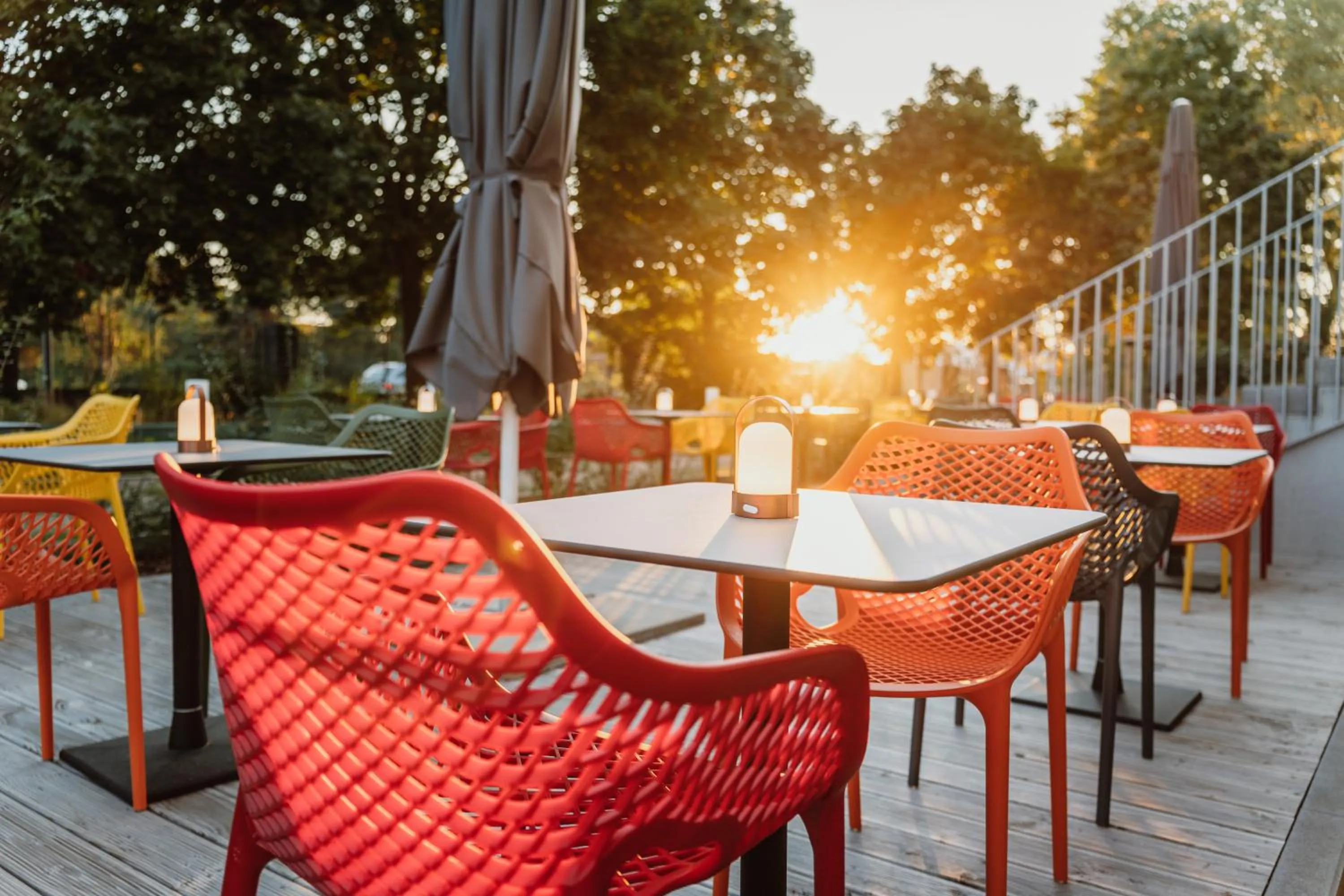 Balcony/Terrace in Grimms Hotel Hanau