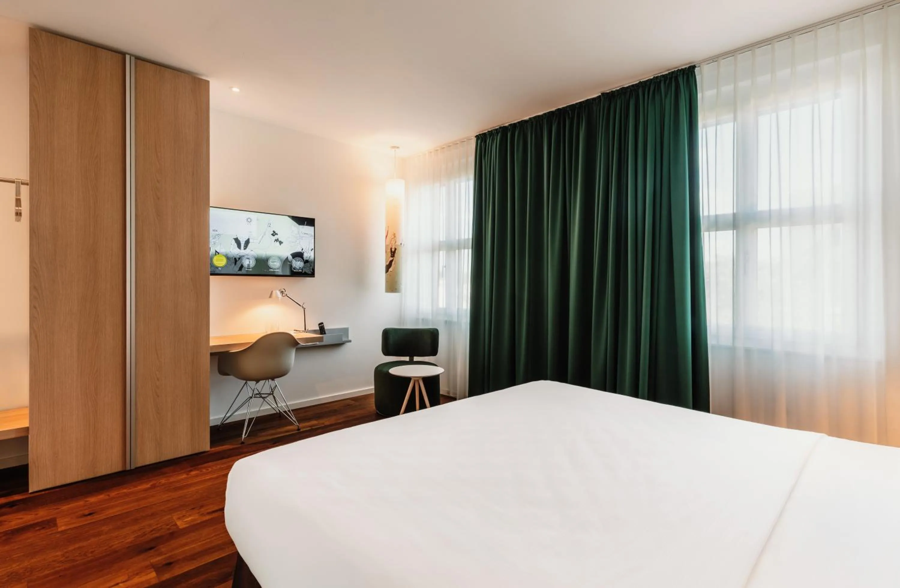 Bed in Grimms Hotel Hanau