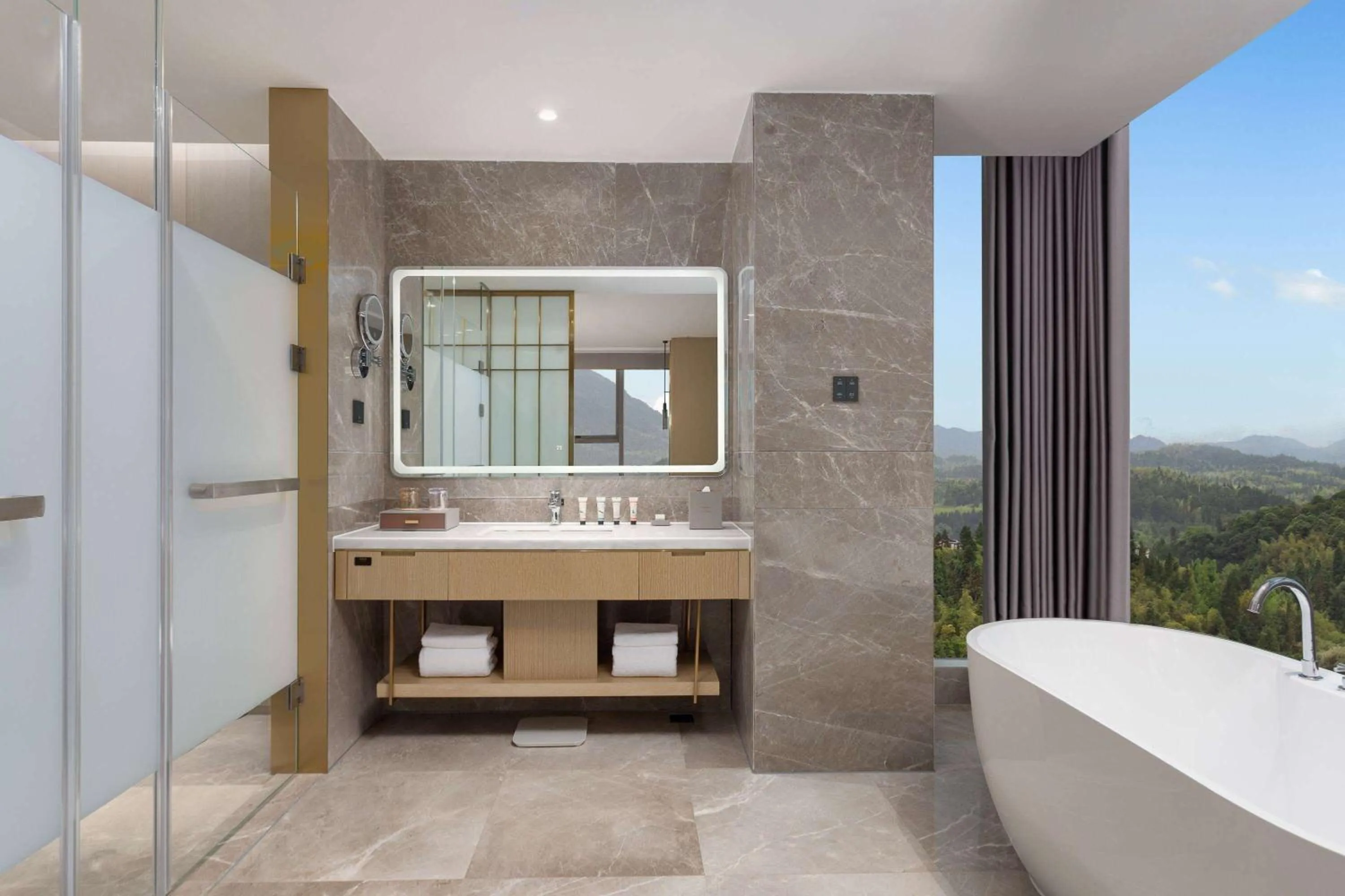 Bathroom in Ramada by Wyndham Zhouning