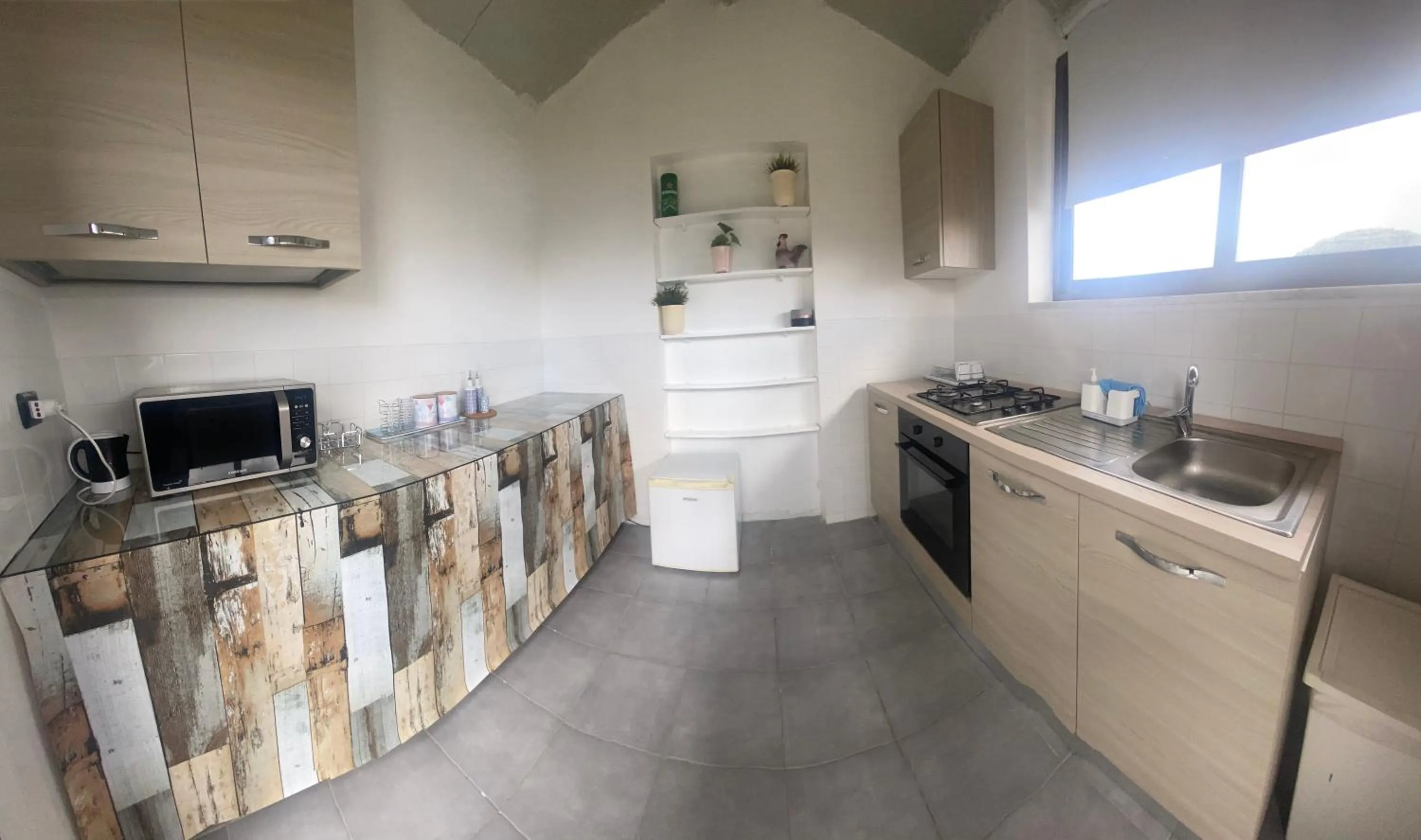 Kitchen or kitchenette in Zia Bi Bed and Breakfast