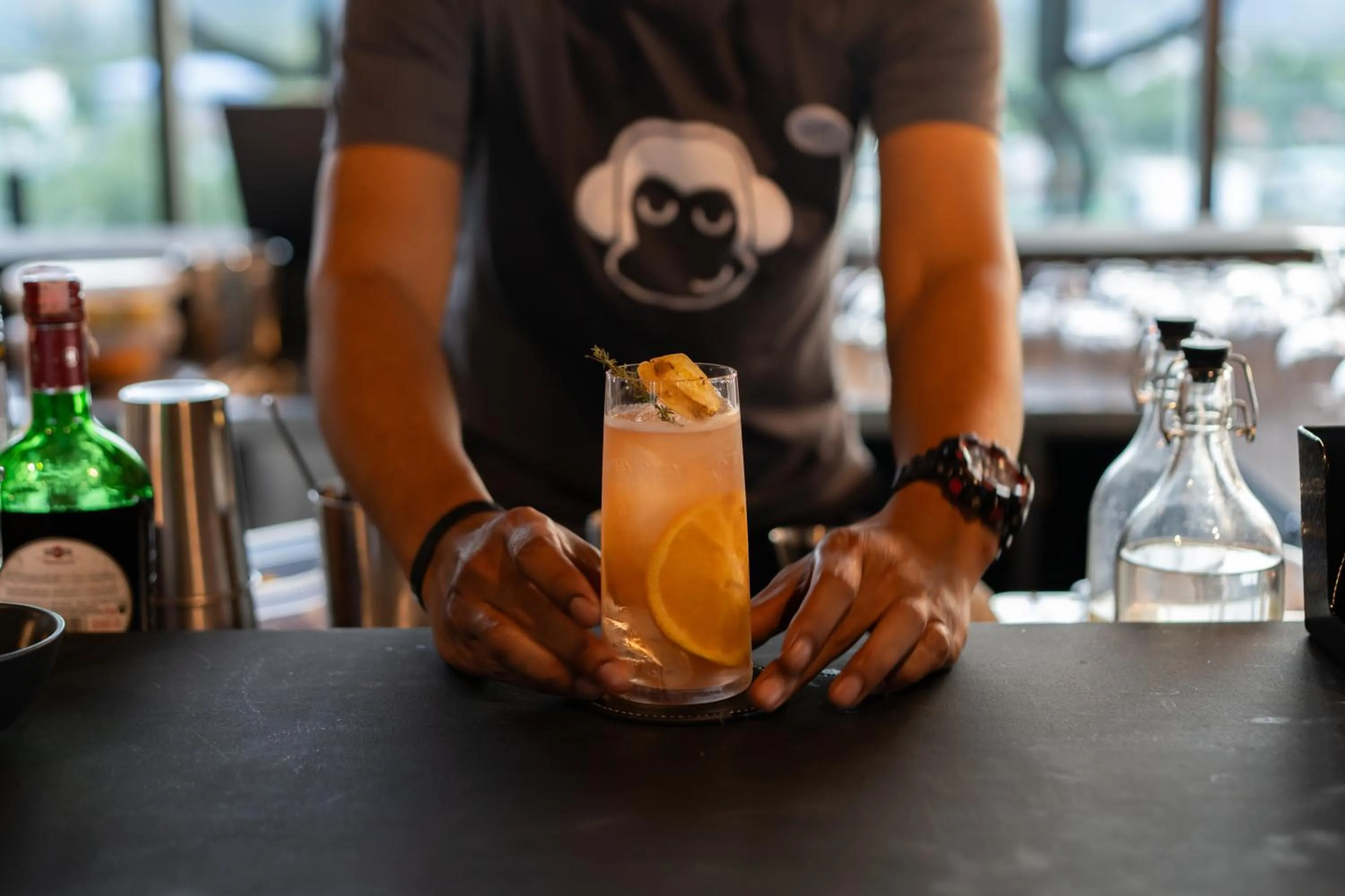 Drinks in Blu Monkey Hub and Hotel Laguna, Bangtao Phuket