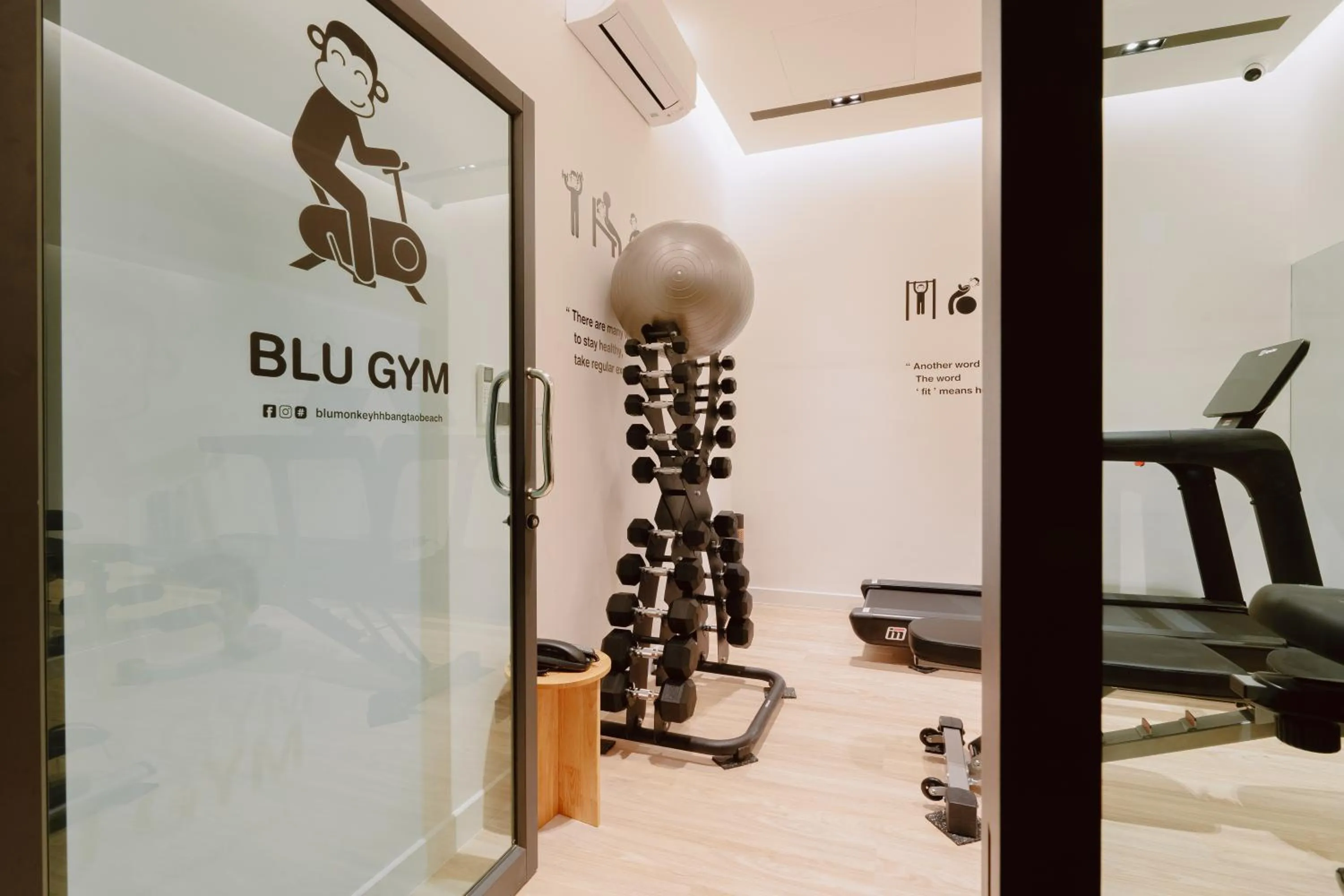 Fitness centre/facilities in Blu Monkey Hub and Hotel Laguna, Bangtao Phuket