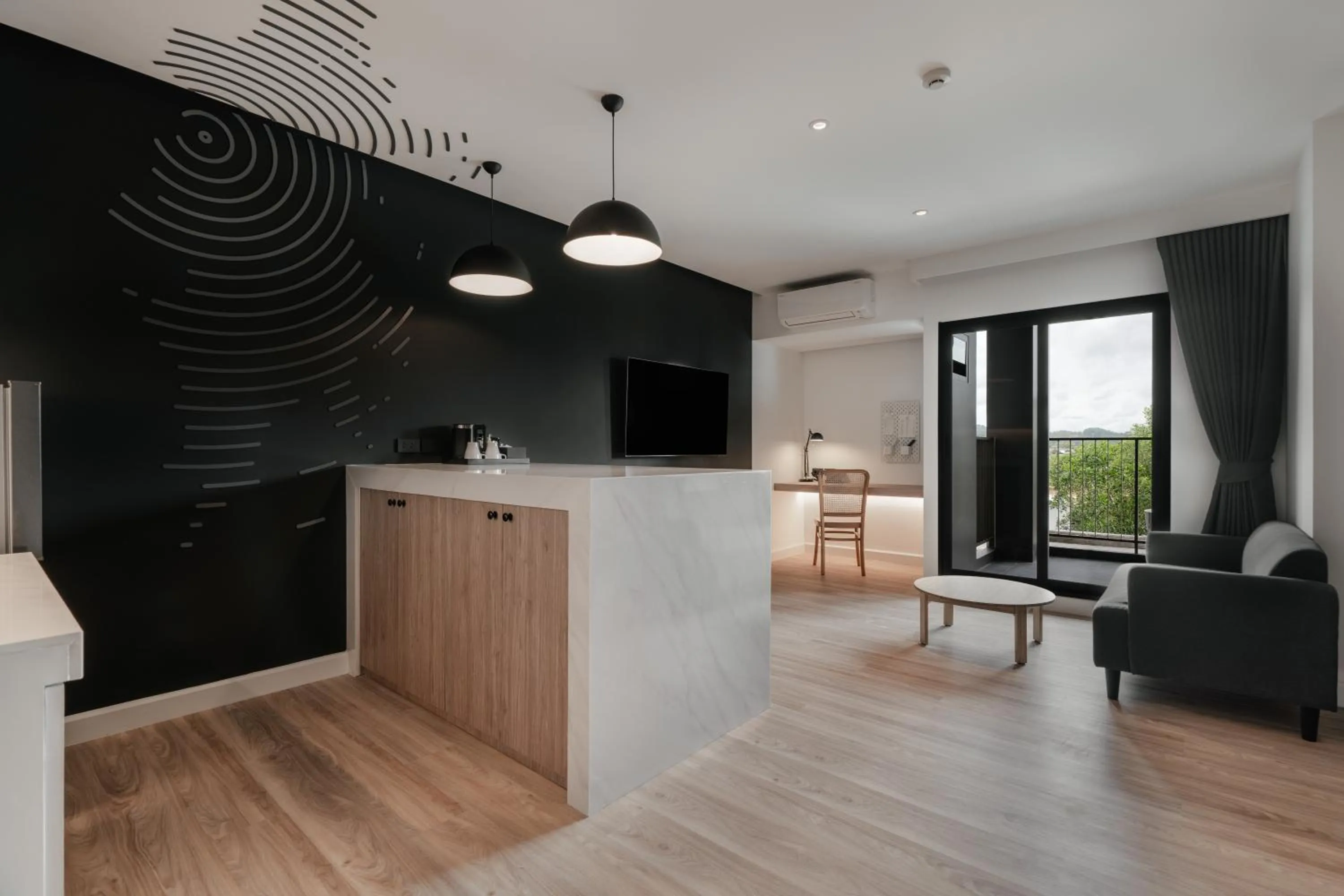 Living room in Blu Monkey Hub and Hotel Laguna, Bangtao Phuket