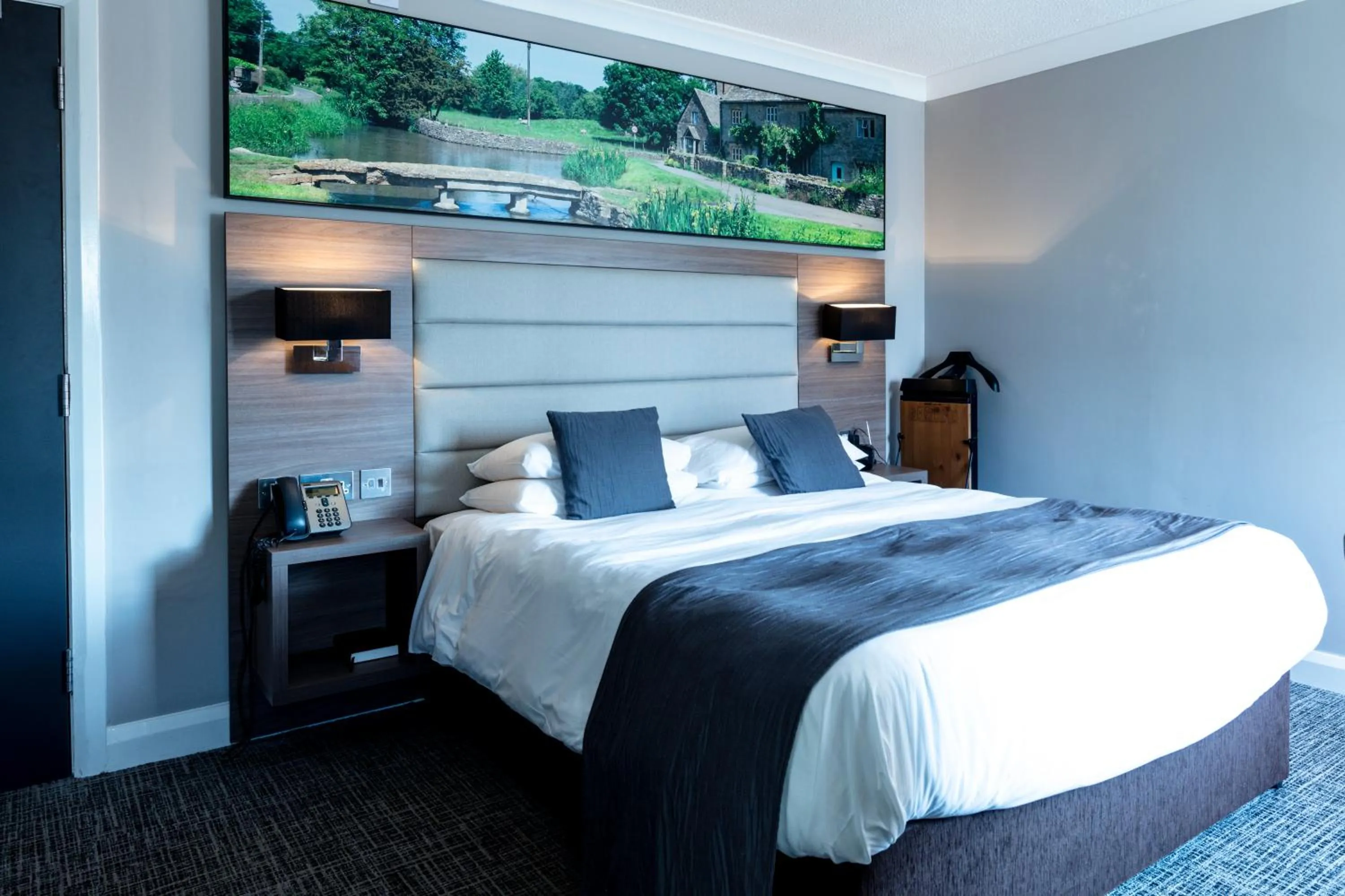 Bed in Riverside Hotel