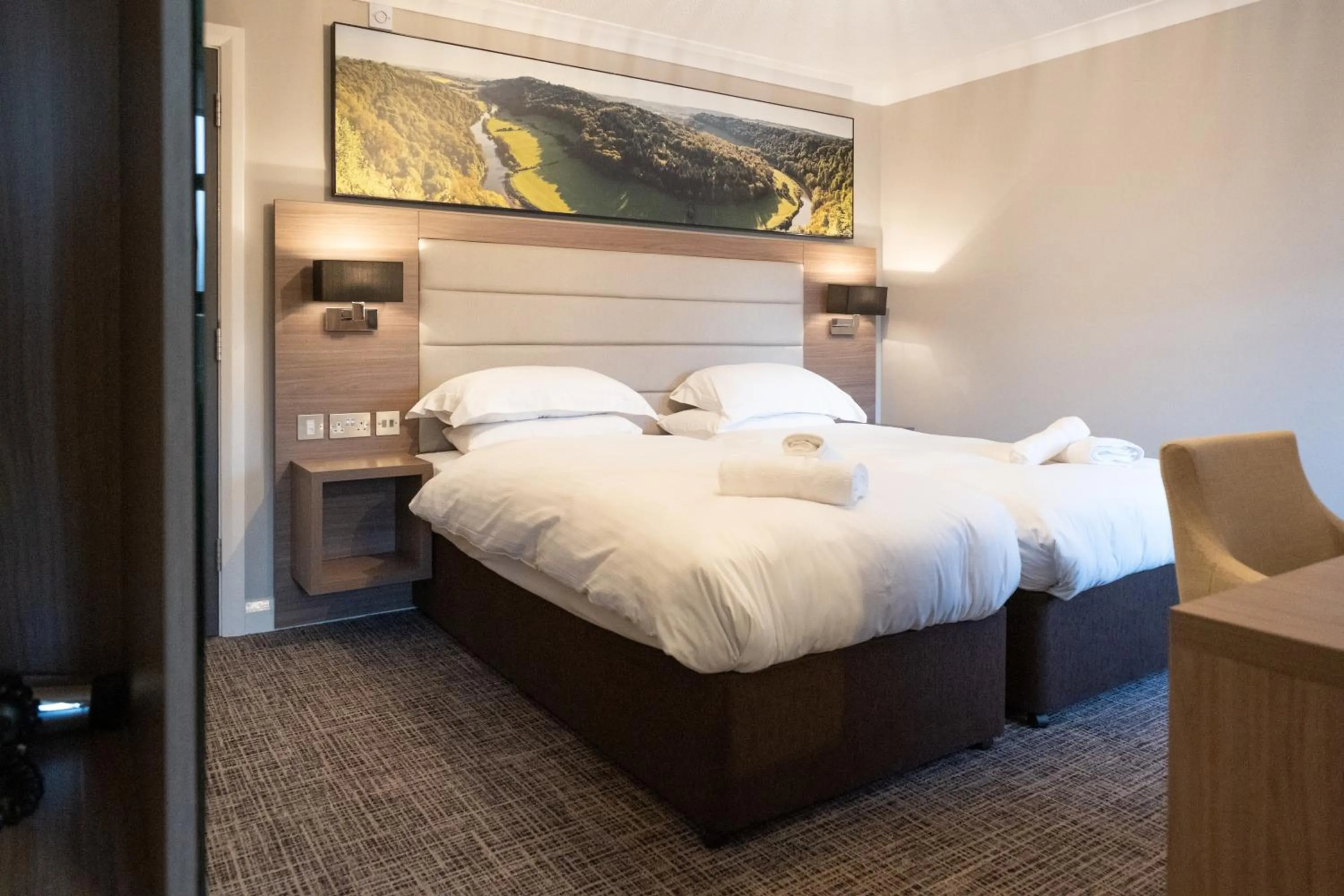 Bed in Riverside Hotel