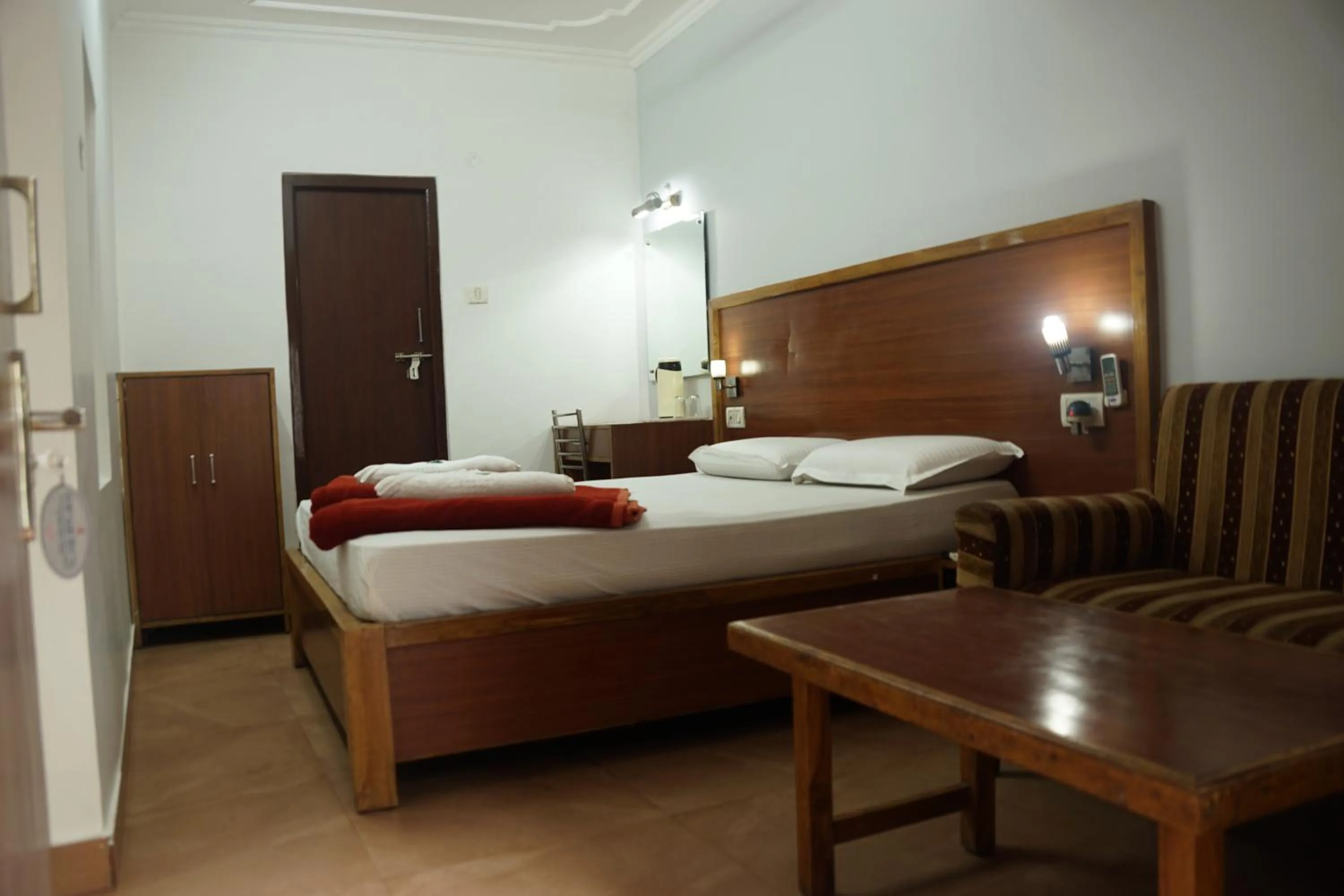 Photo of the whole room, Bed in Subhash Hotel