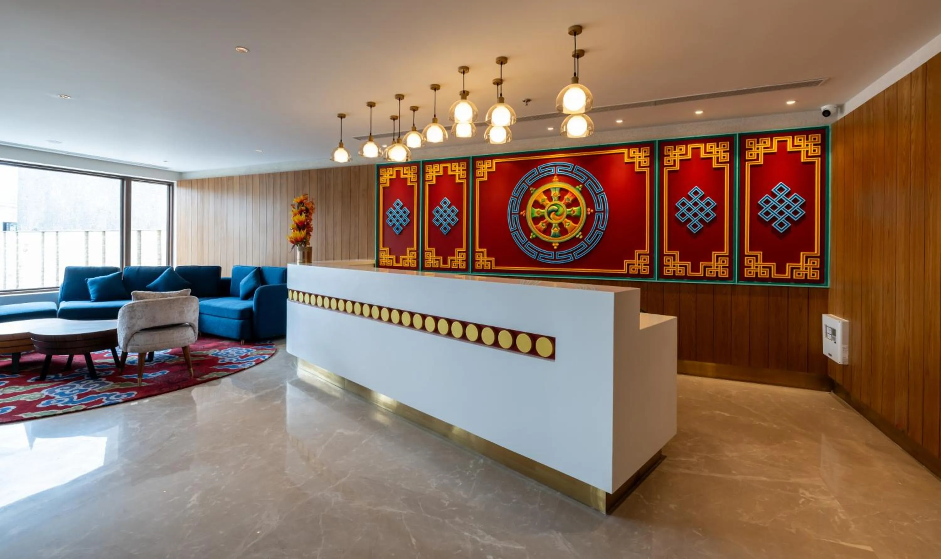 Lobby or reception in Charmwood Hotel