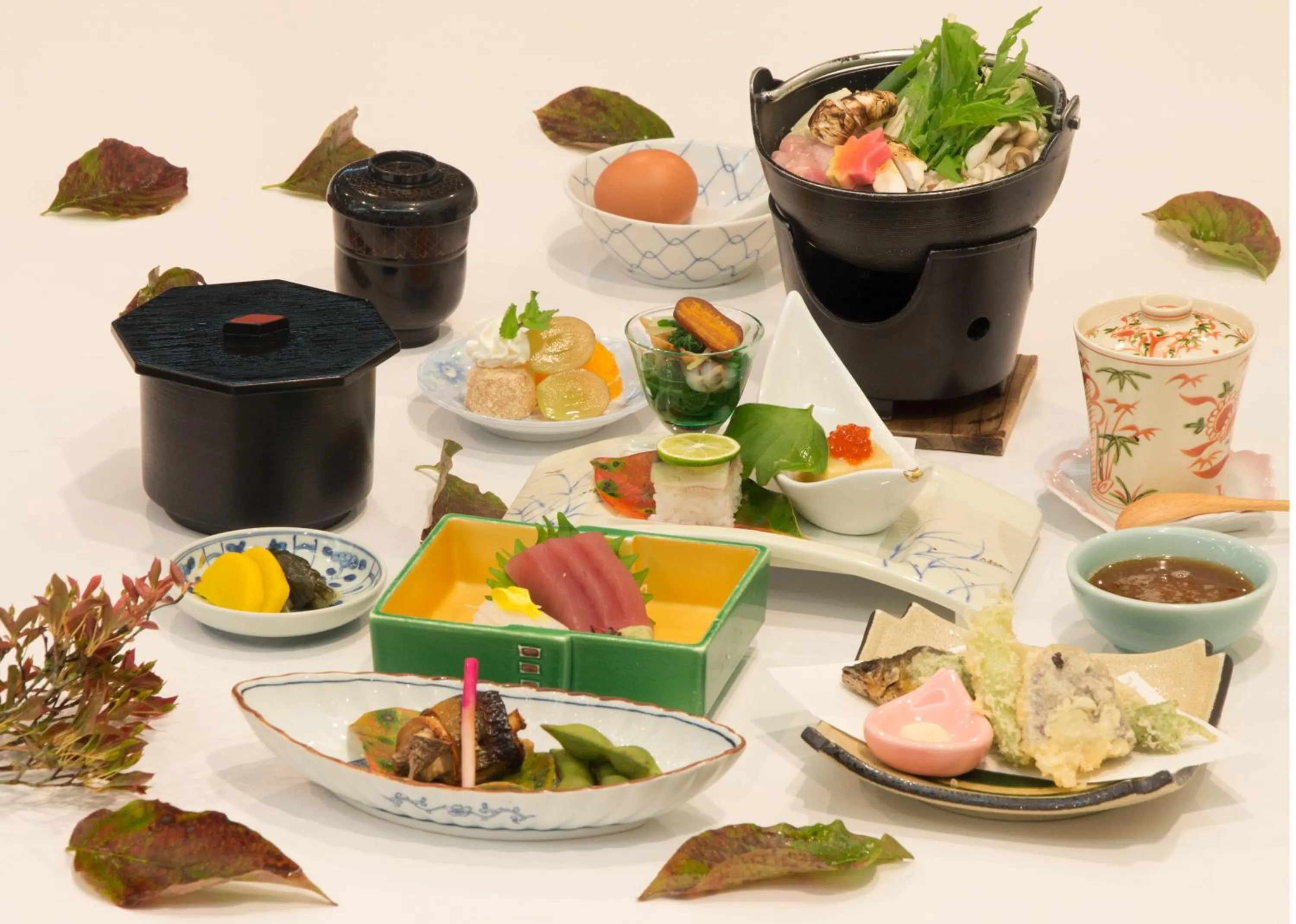 Dinner in Miyama Nature and Culture Village Kajikaso