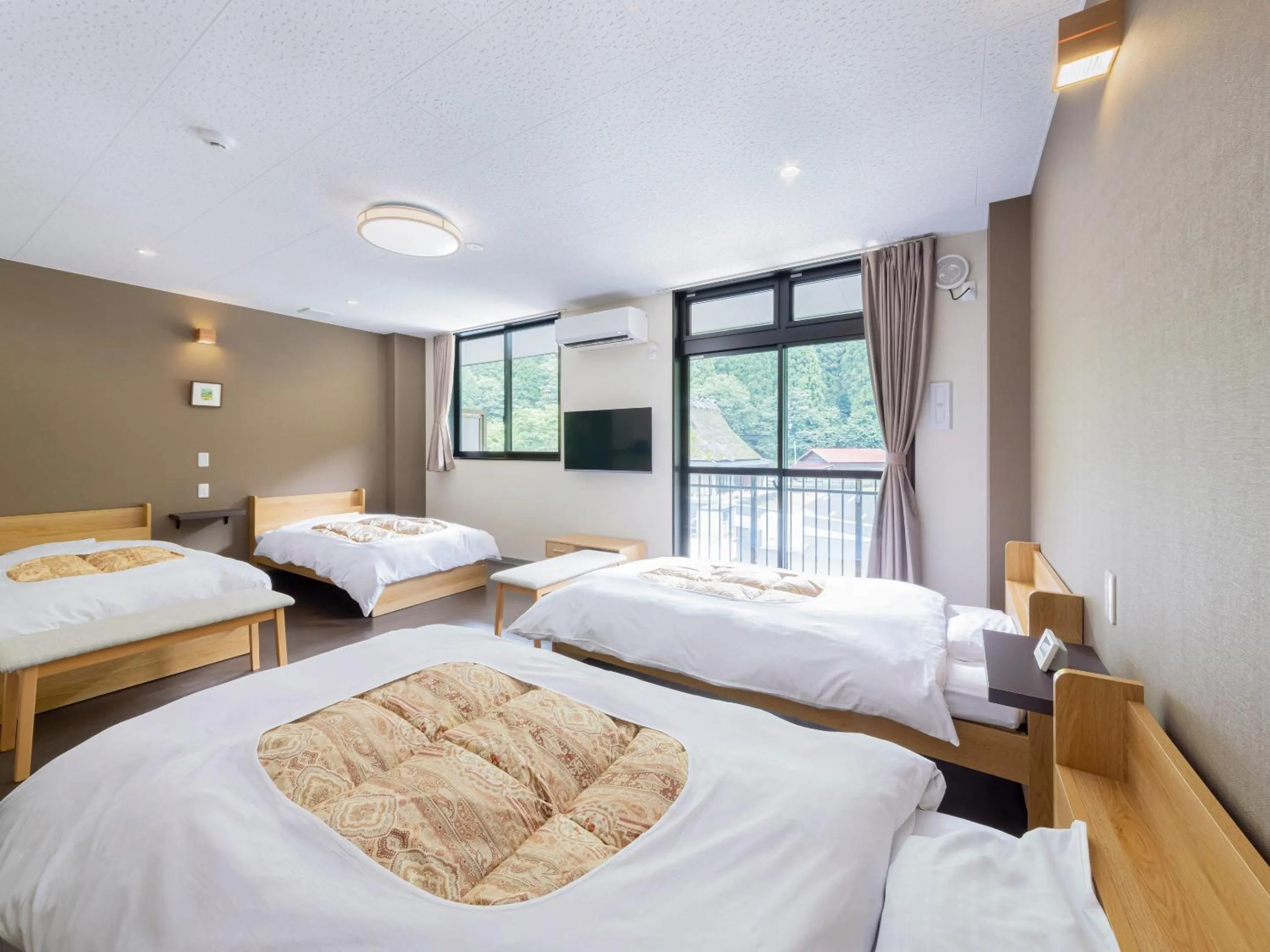 Photo of the whole room, Bed in Miyama Nature and Culture Village Kajikaso