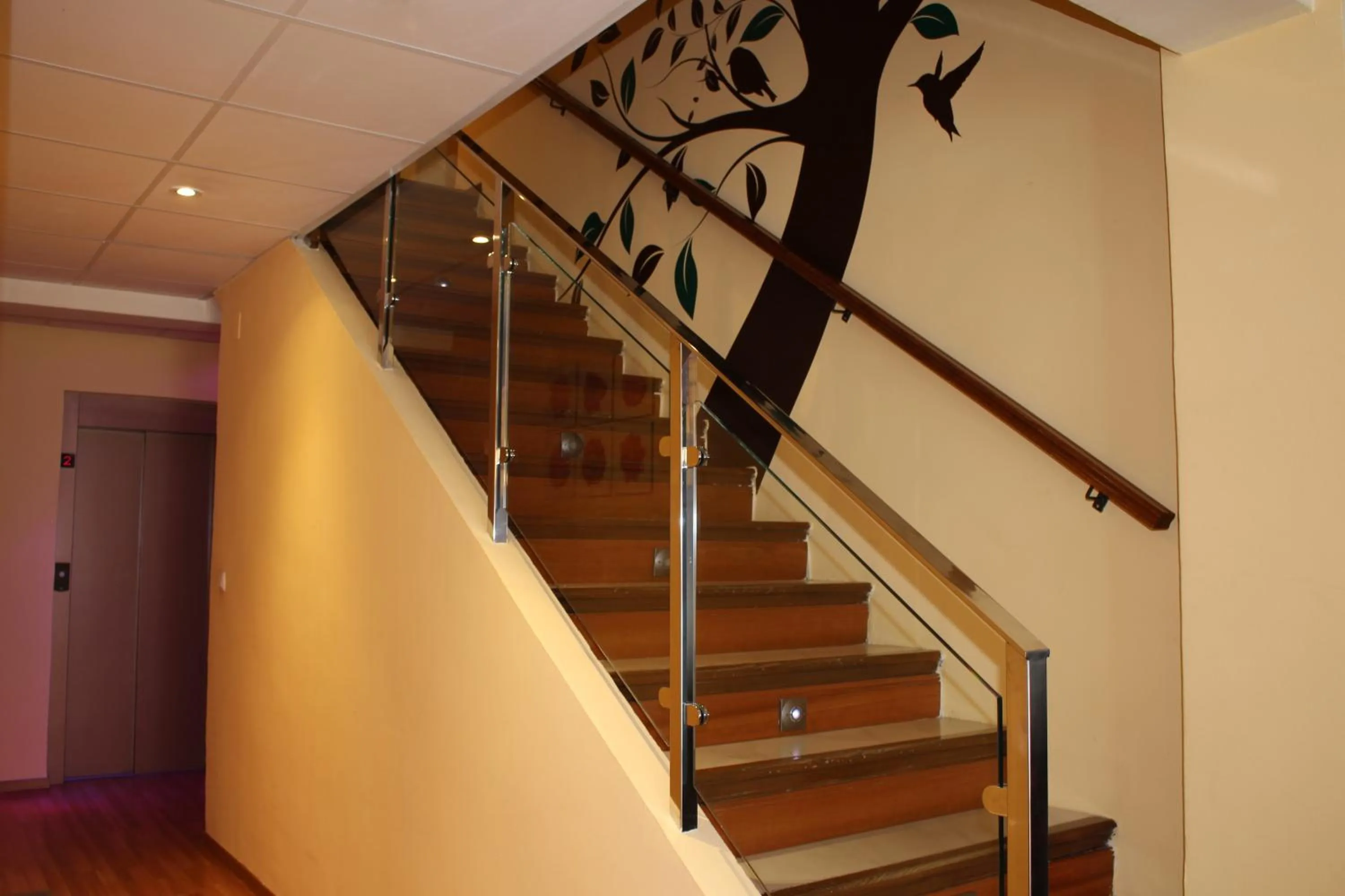 Lobby or reception in Hotel La Curva