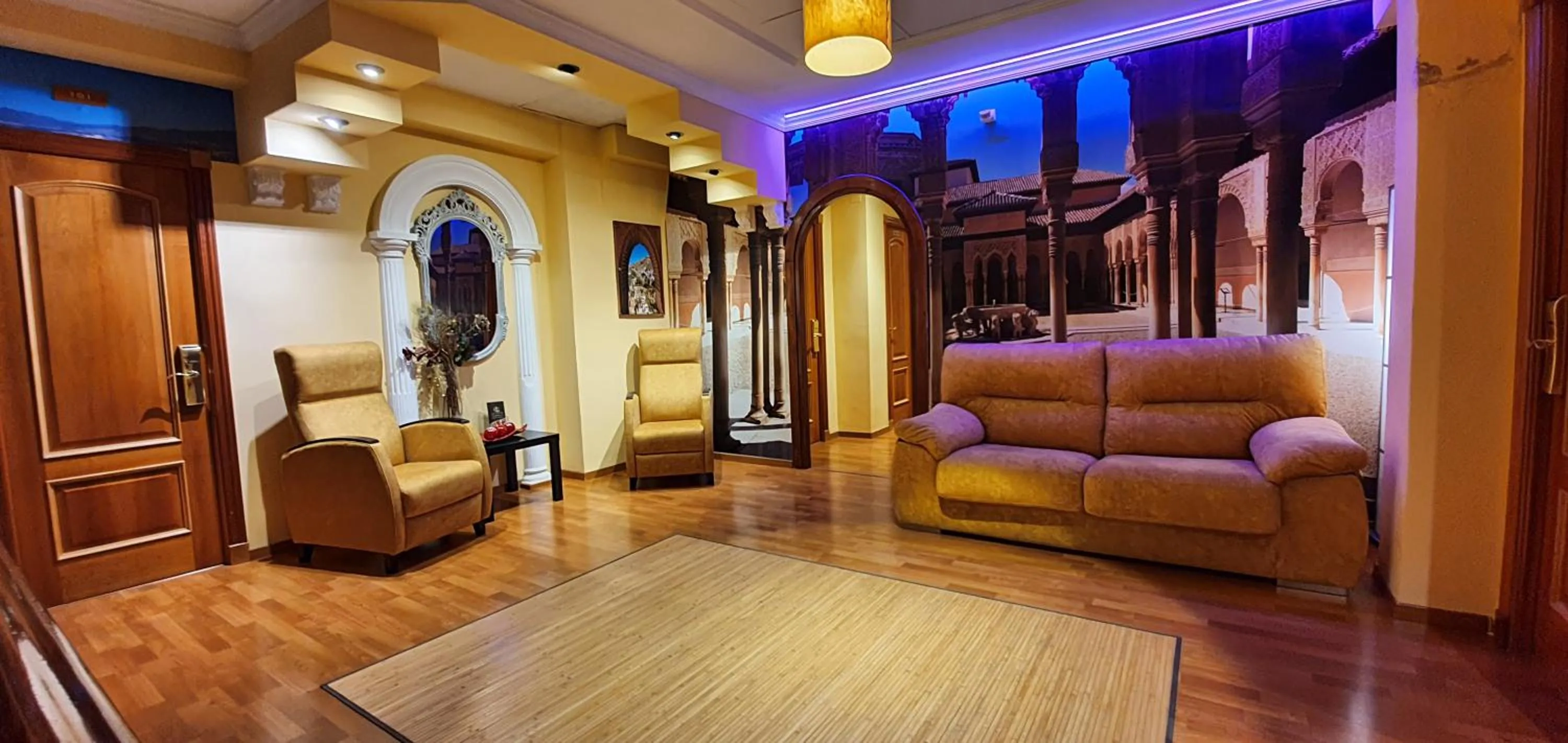 Area and facilities in Hotel La Curva