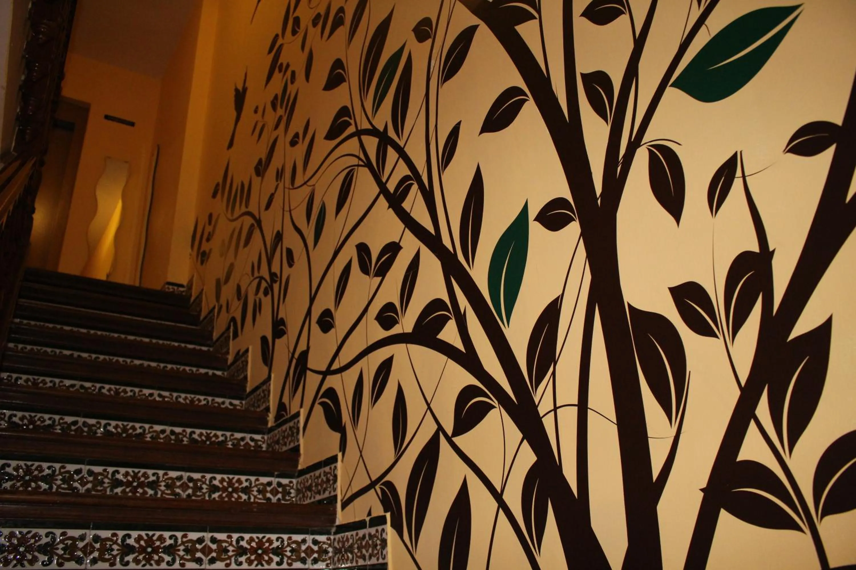 Decorative detail in Hotel La Curva