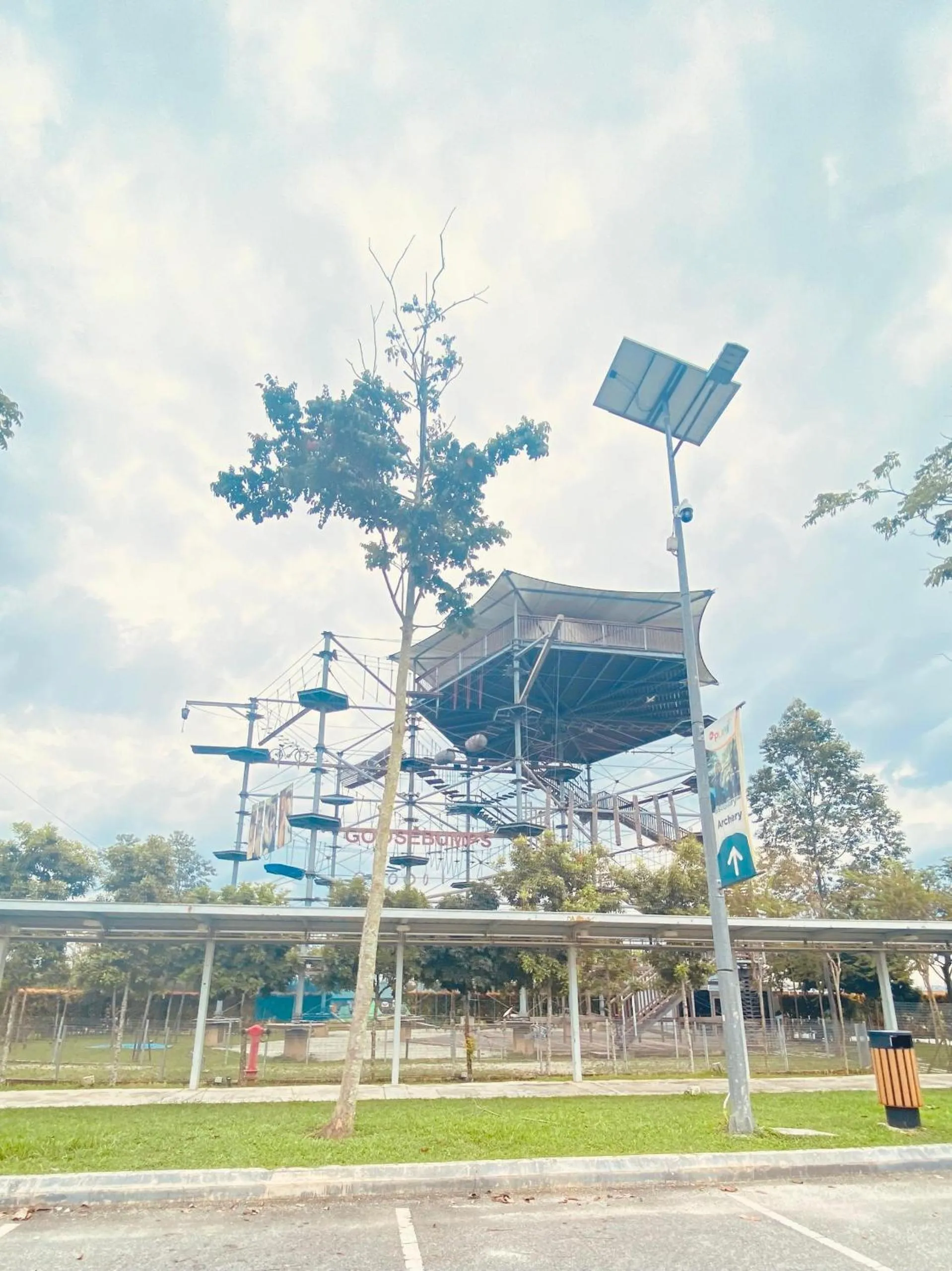 Garden view in SplashMania Gamuda Cove