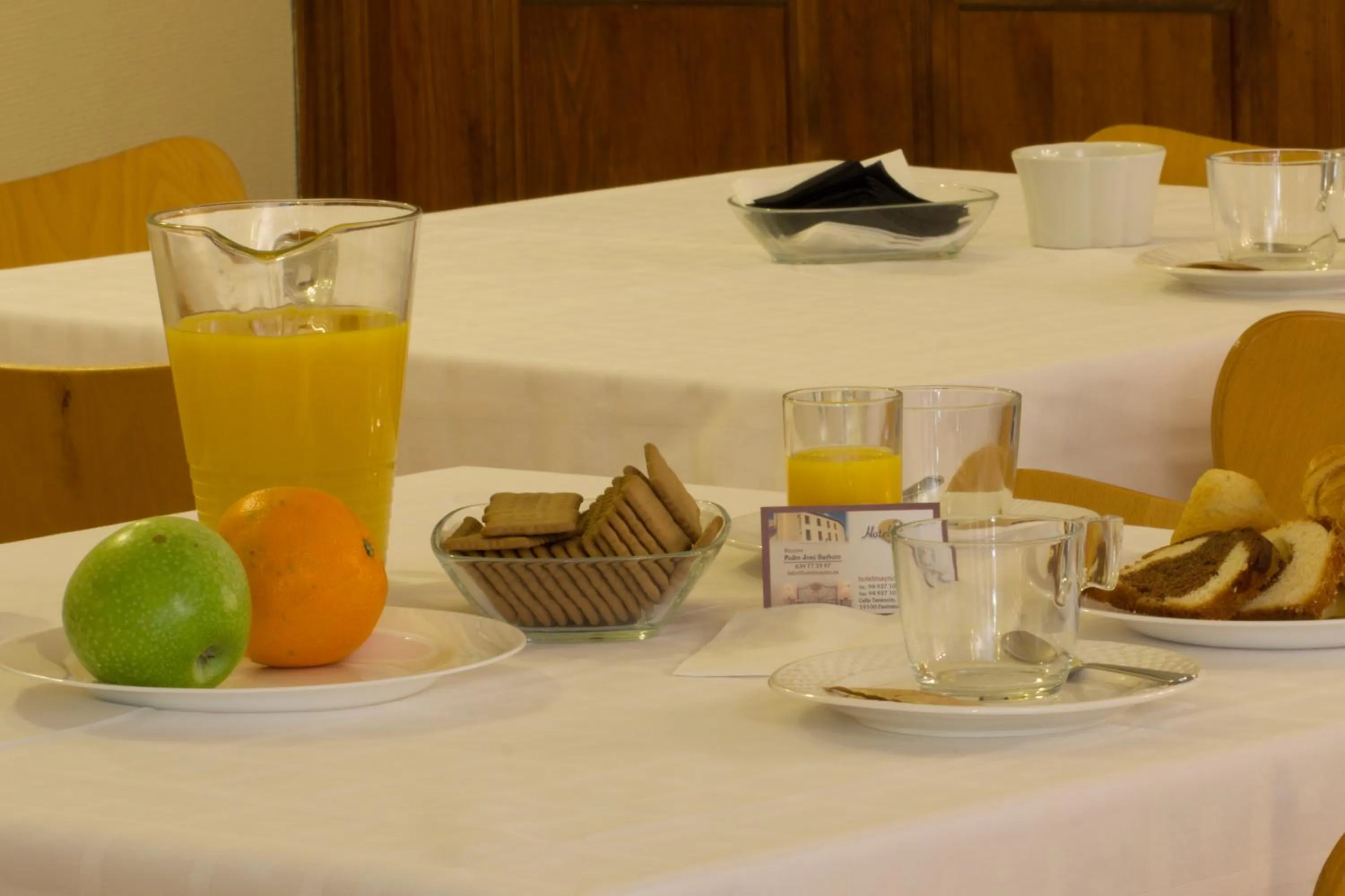 Buffet breakfast in Hotel Mayno