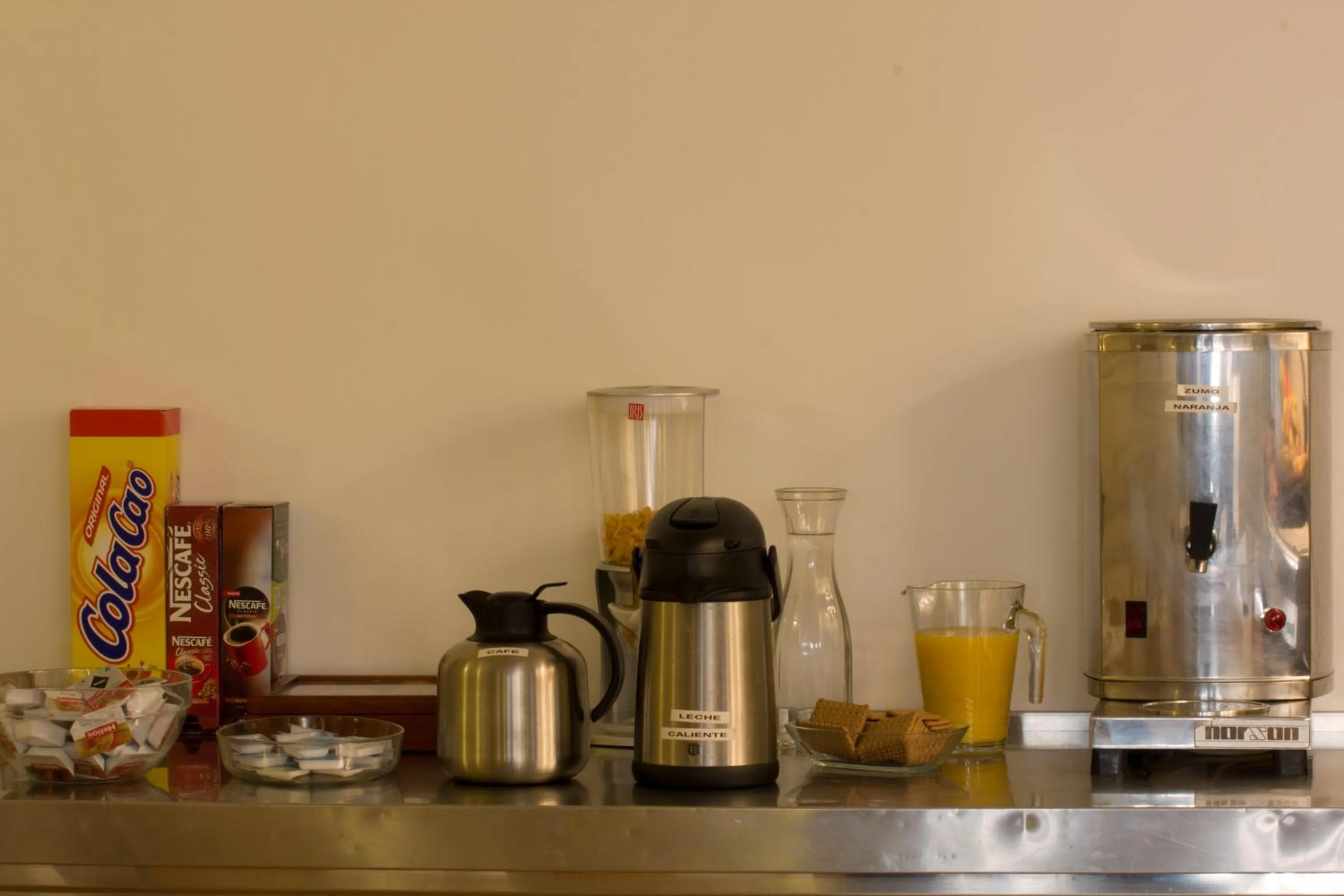 Buffet breakfast in Hotel Mayno