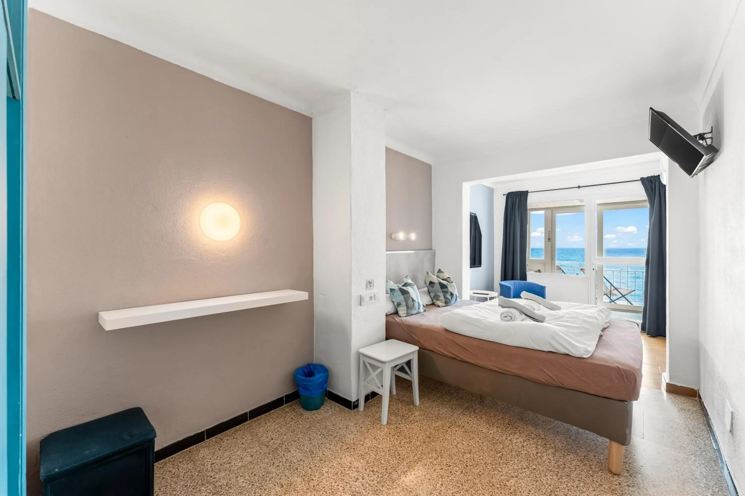 View (from property/room), Bed in Amena Mar Hotel