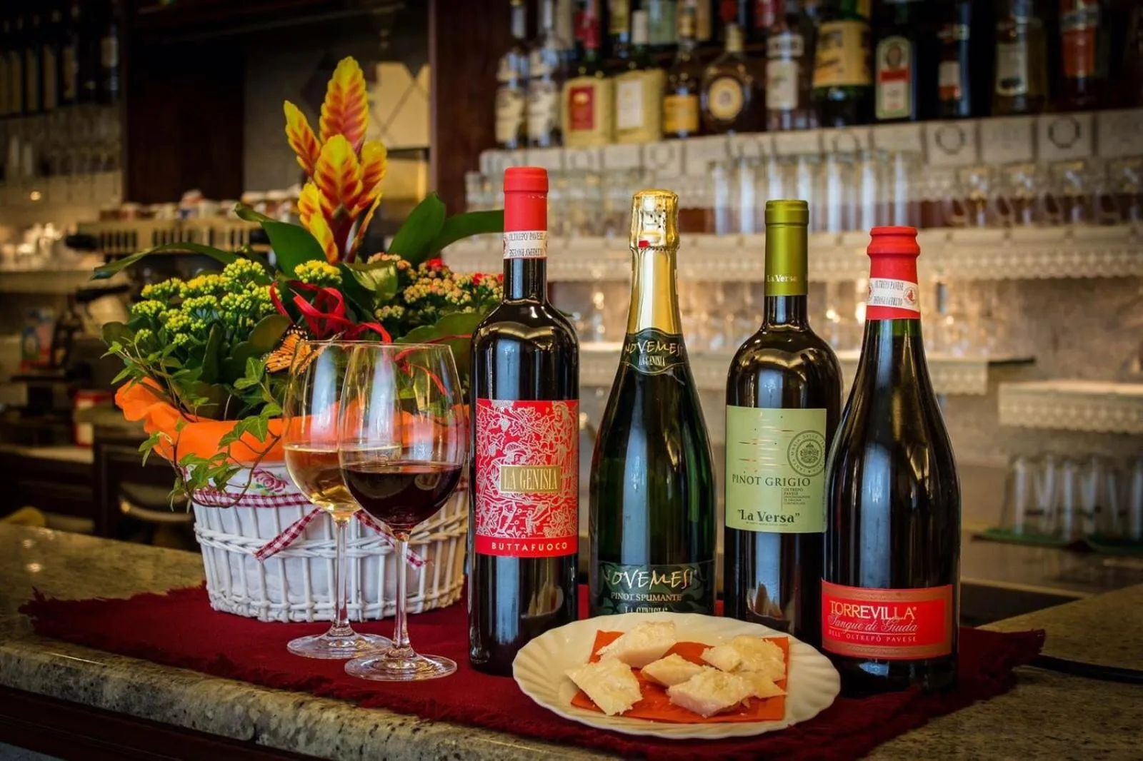 Lounge or bar in Hotel Ristorante Il Calipso by Mago