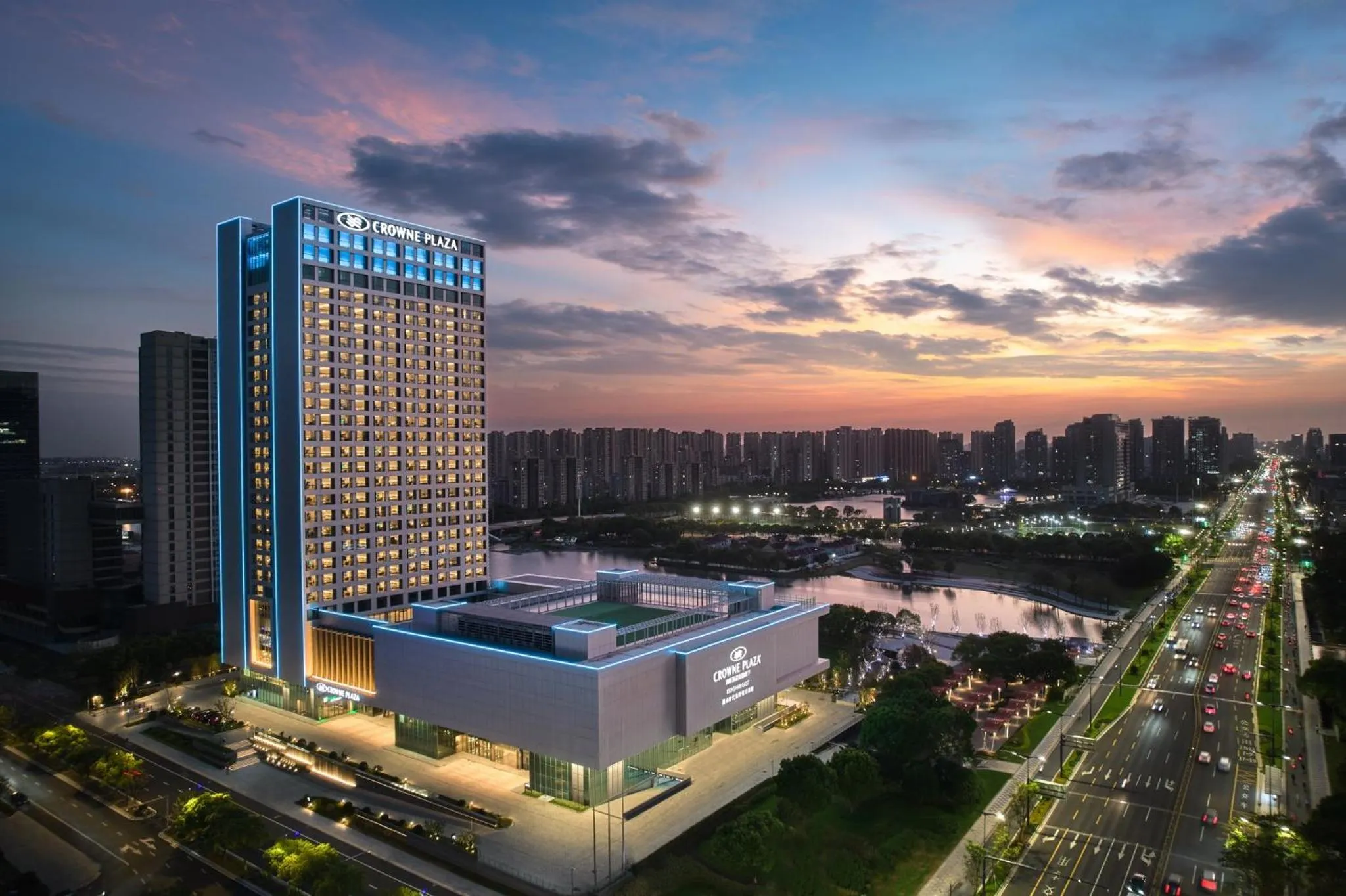 Property building in Crowne Plaza Kunshan East by IHG
