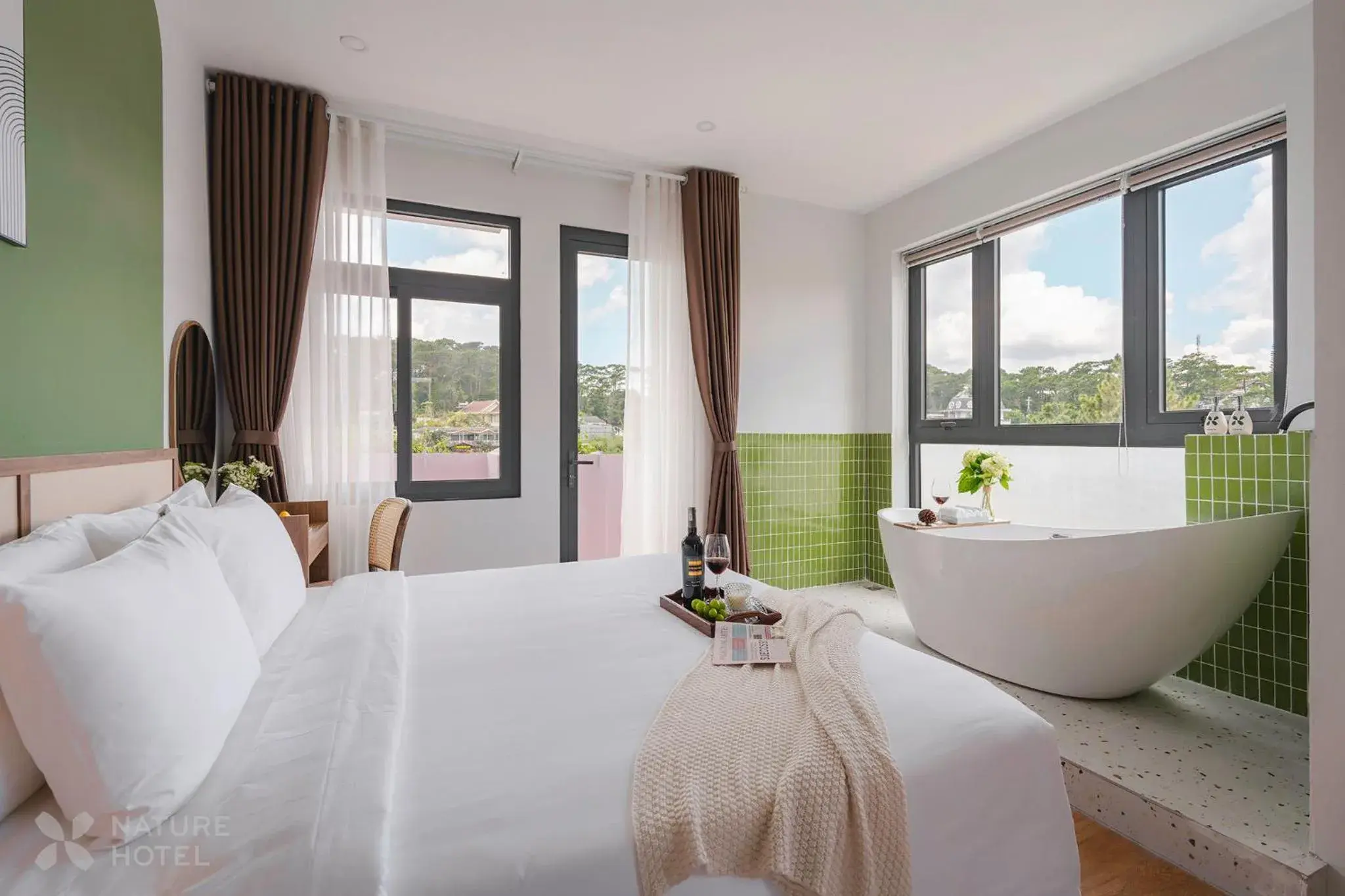 Junior Suite with Mountain View in Nature Hotel - Le Hong Phong Junior Suite with Mountain View in Nature Hotel - Le Hong Phong