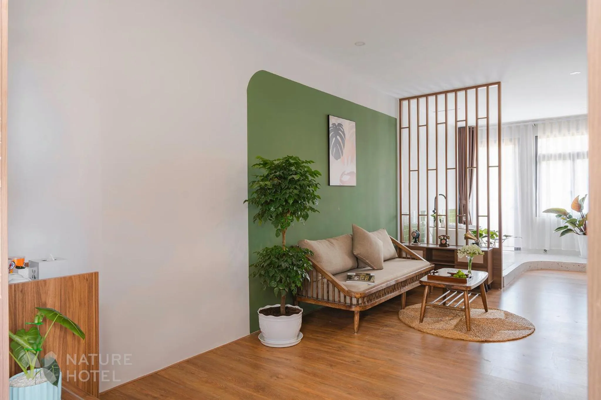 Living room in Nature Hotel - Le Hong Phong