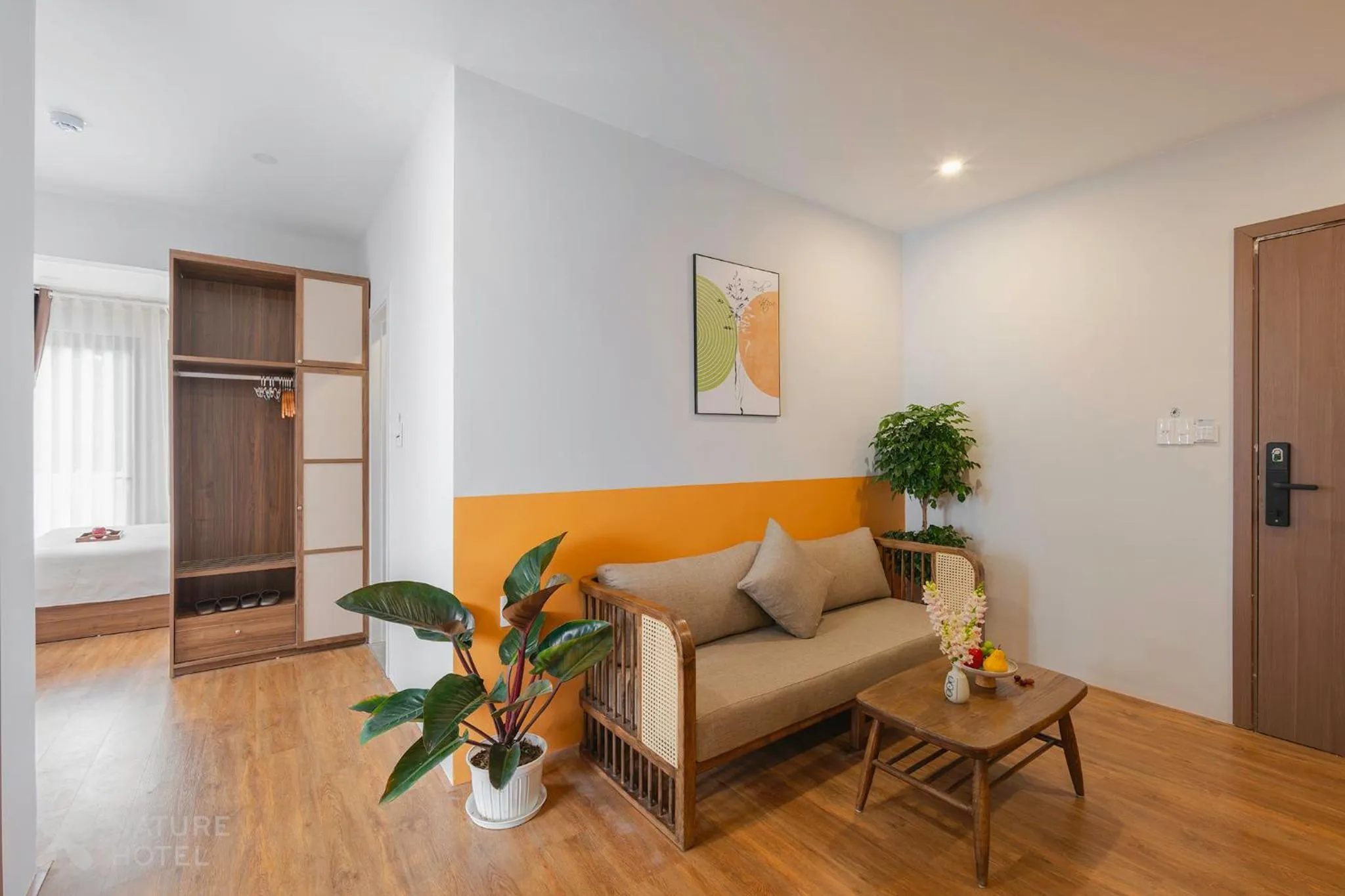 Living room in Nature Hotel - Le Hong Phong