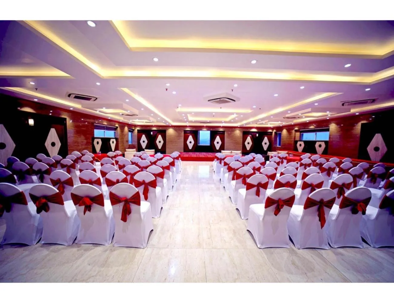 Living room in The Red Velvet Hotel Samarpan, Patna