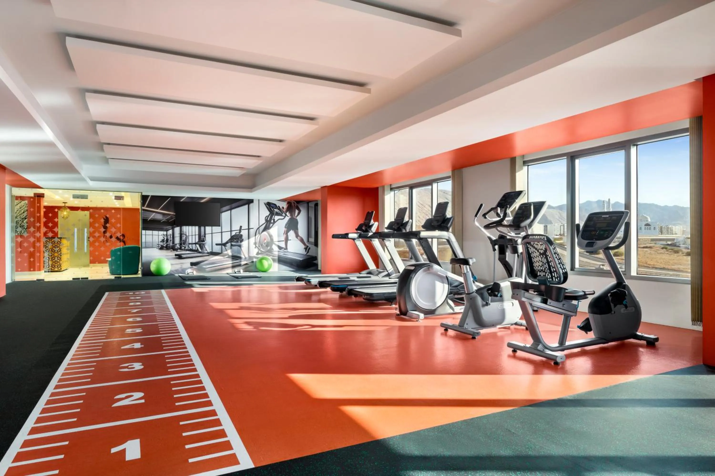 Fitness centre/facilities in Mercure Muscat