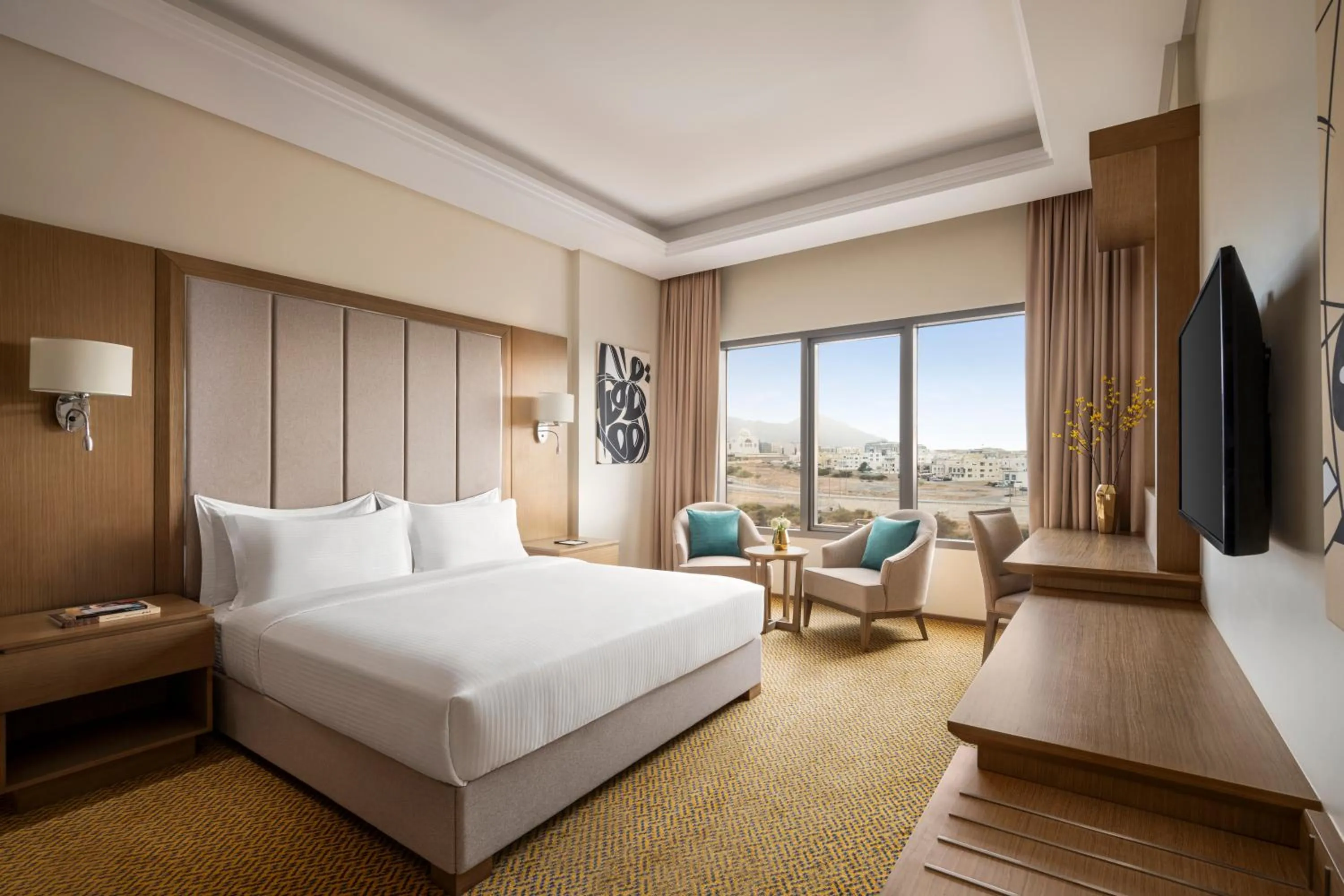 Bed in Mercure Muscat