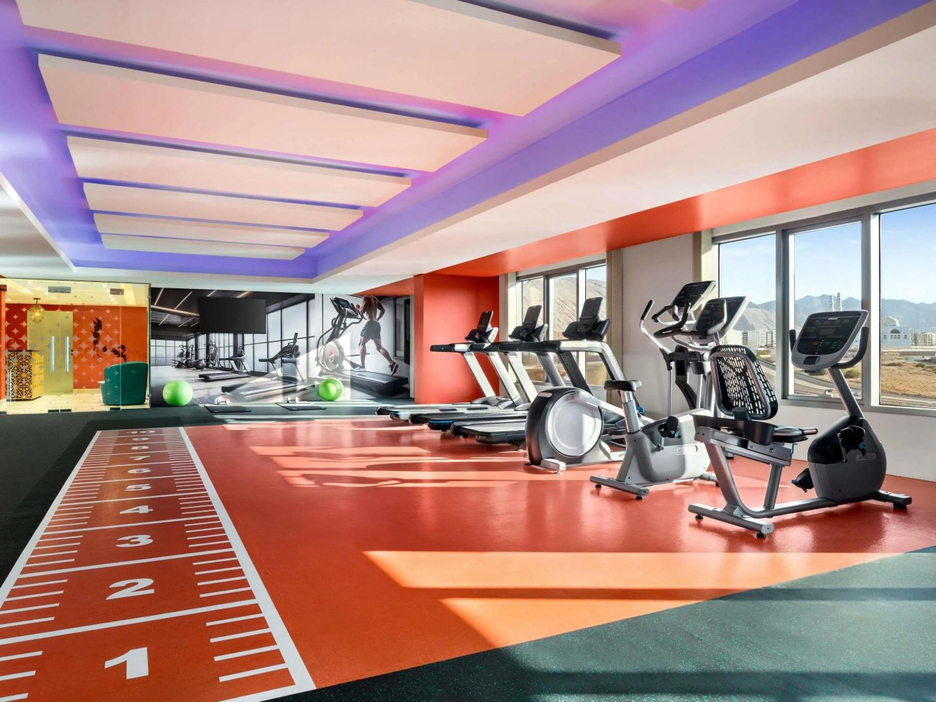 Fitness centre/facilities in Mercure Muscat