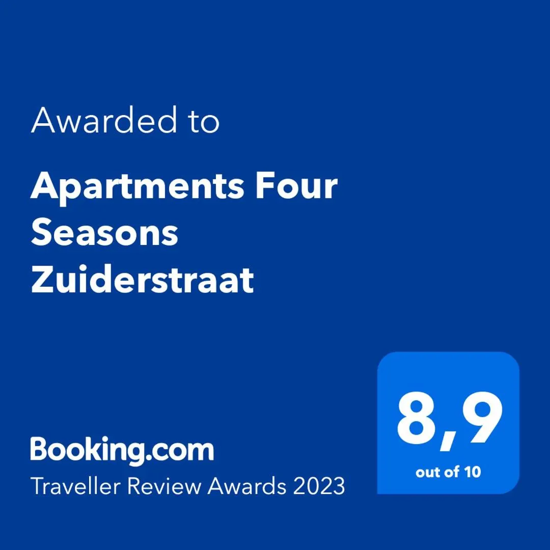 Certificate/Award in Apartments Four Seasons Zuiderstraat