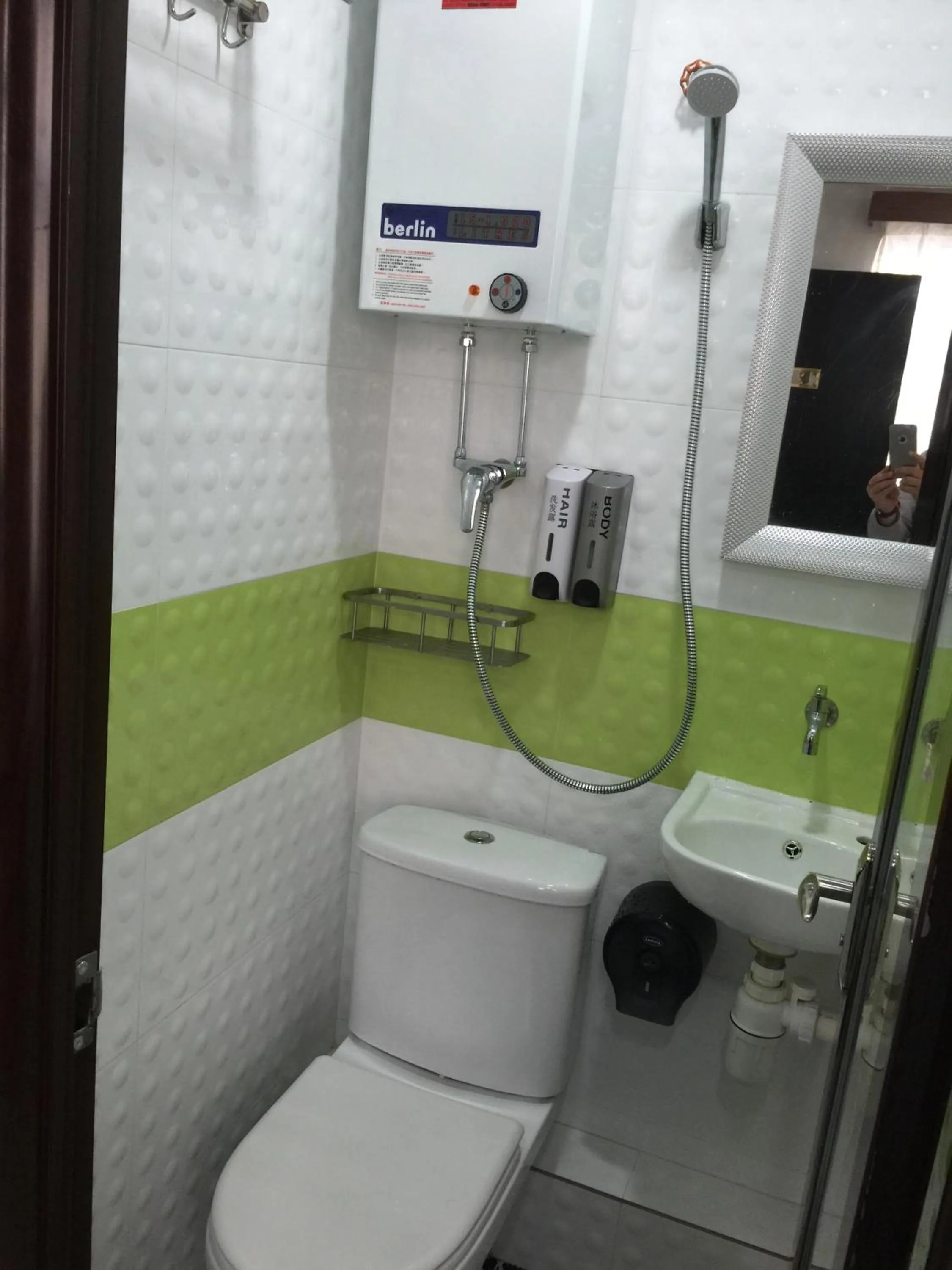 Bathroom in Skycity Hostel