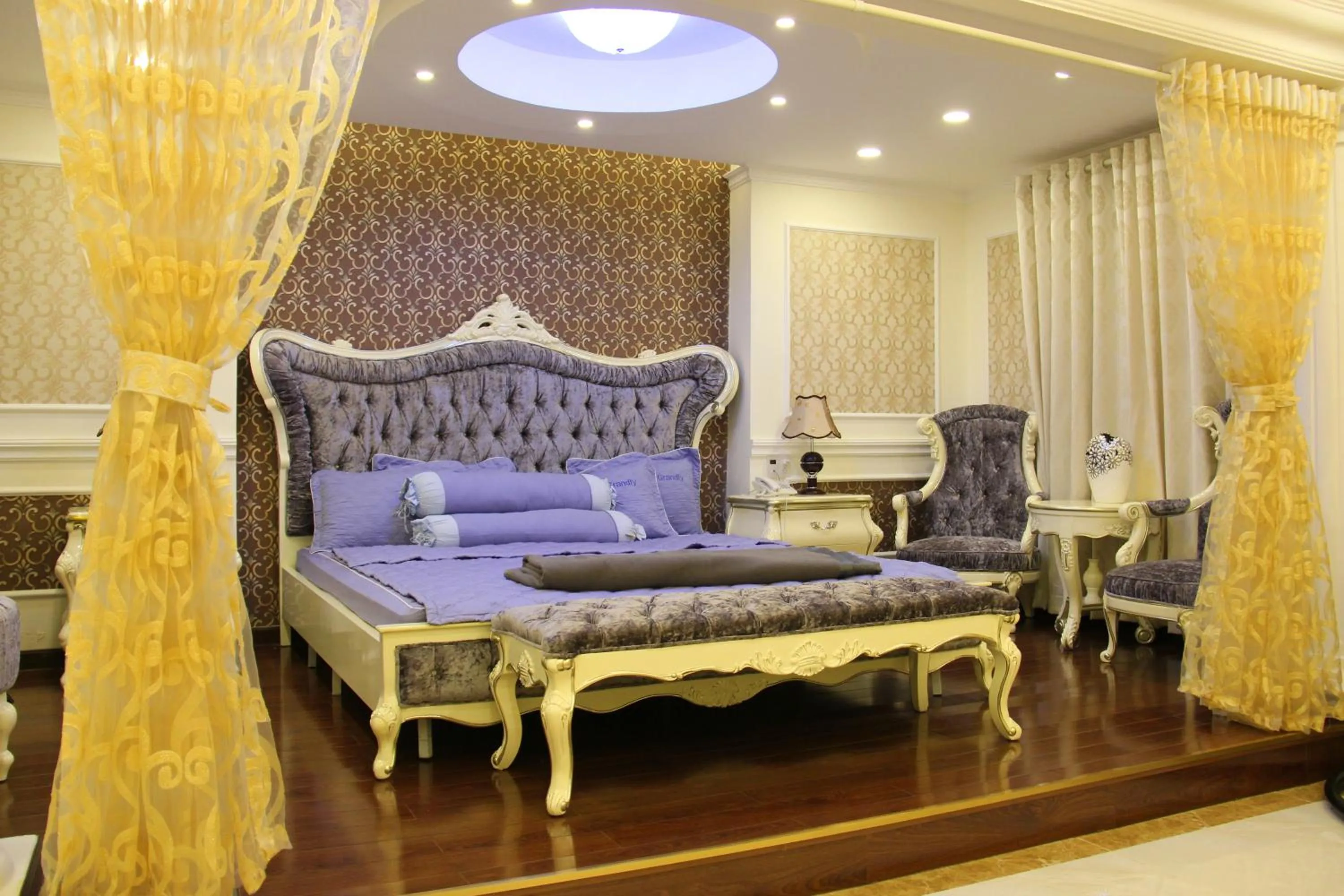 Bed in Royal Dalat Hotel