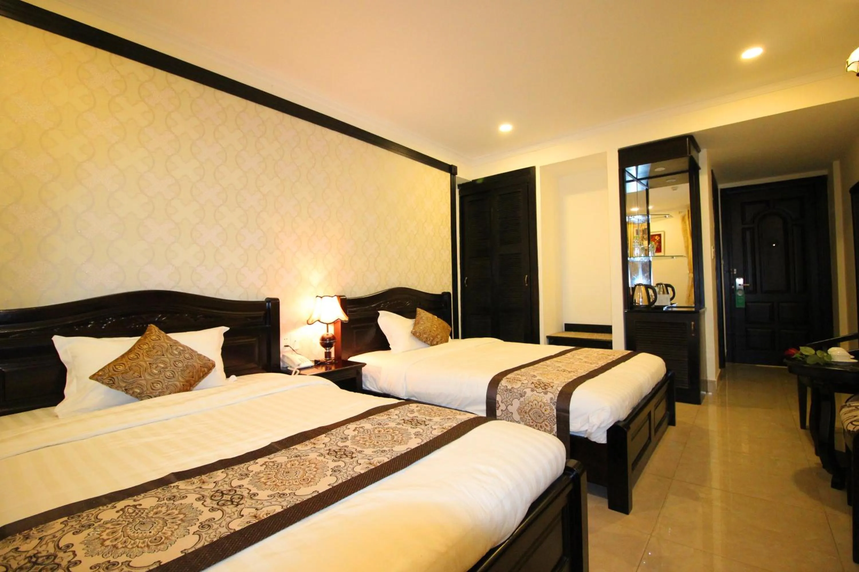 Bed in Royal Dalat Hotel