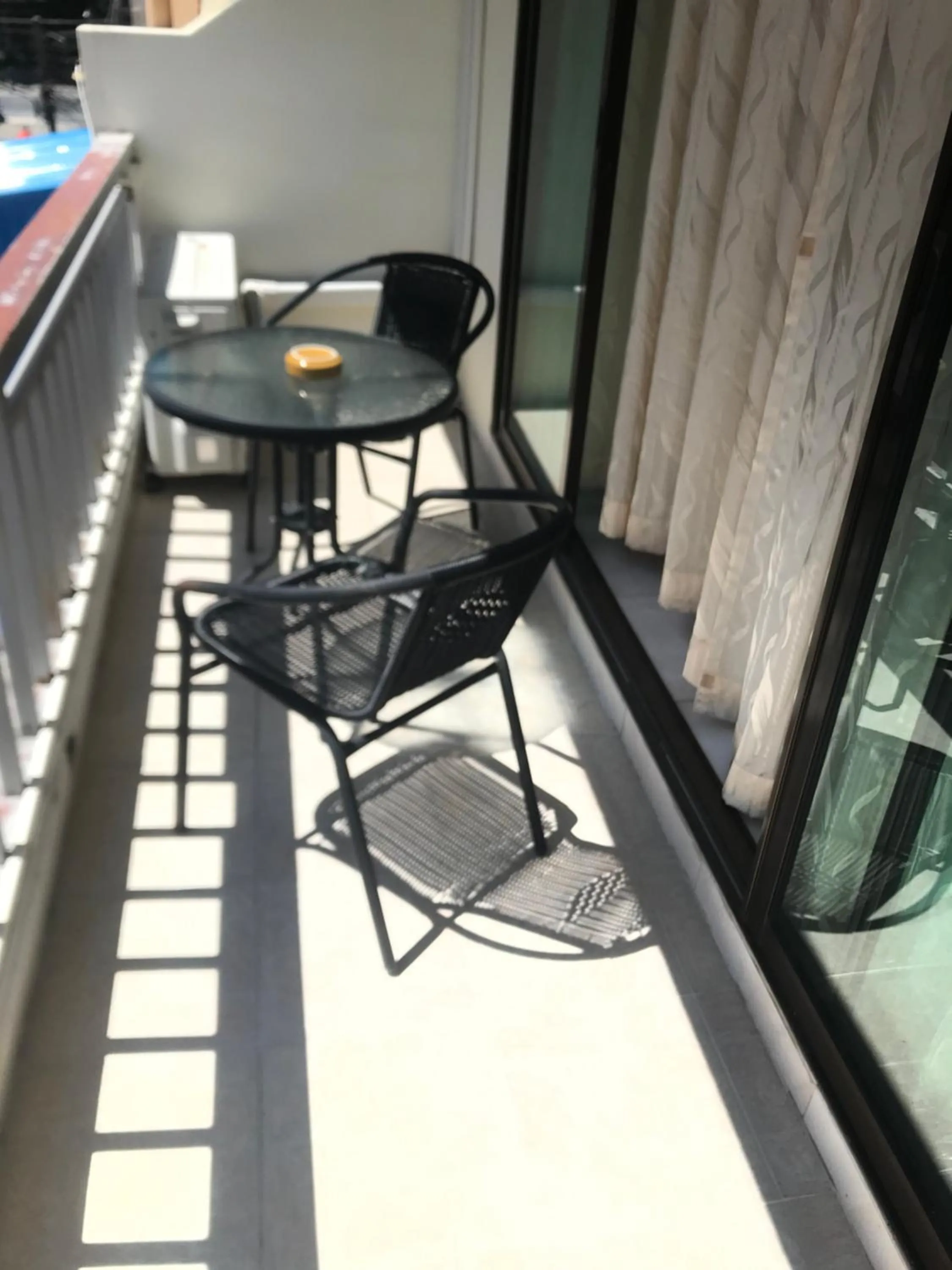 Patio in Global Hotel Beach View