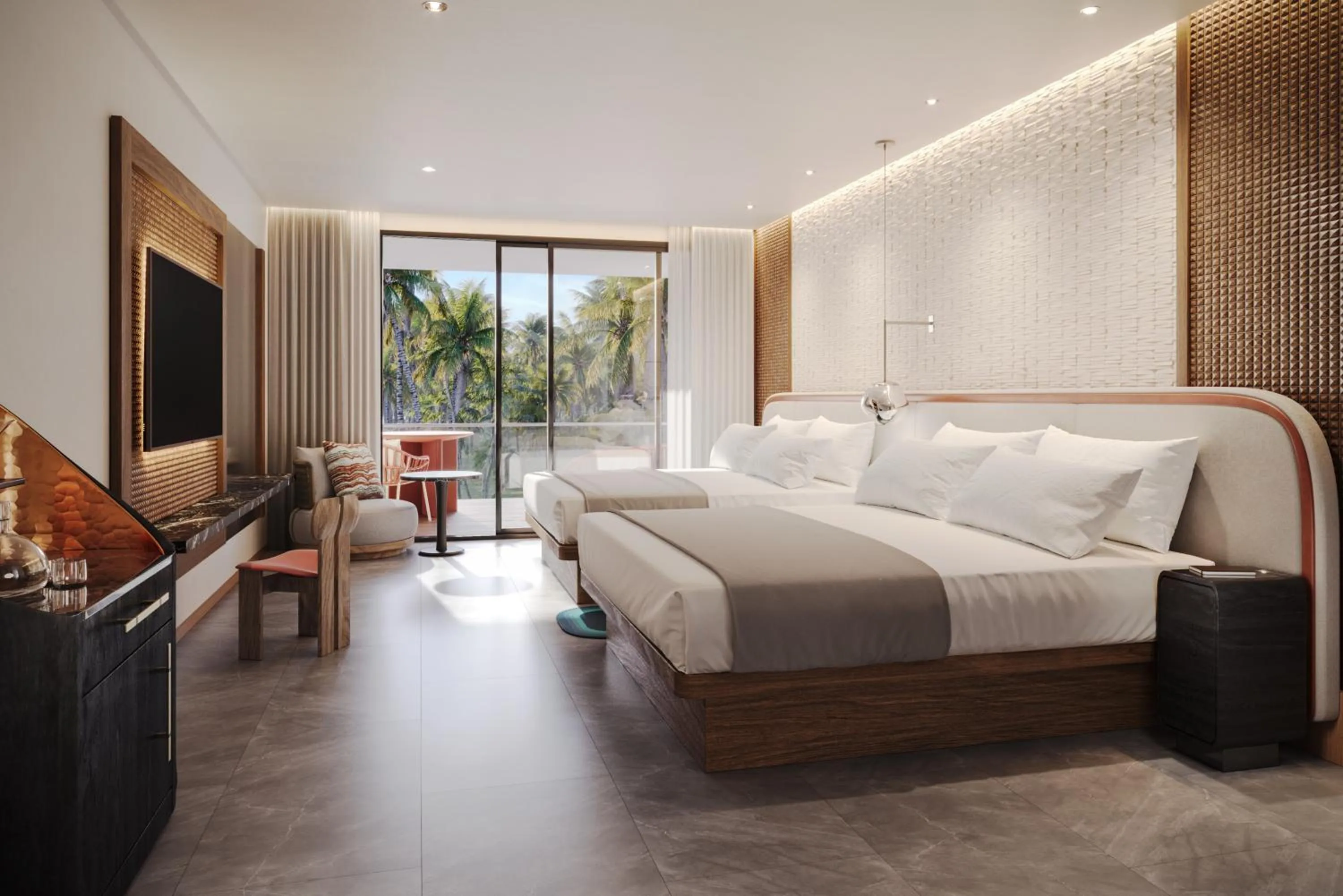 Photo of the whole room, Bed in W Punta Cana, Adult All-Inclusive