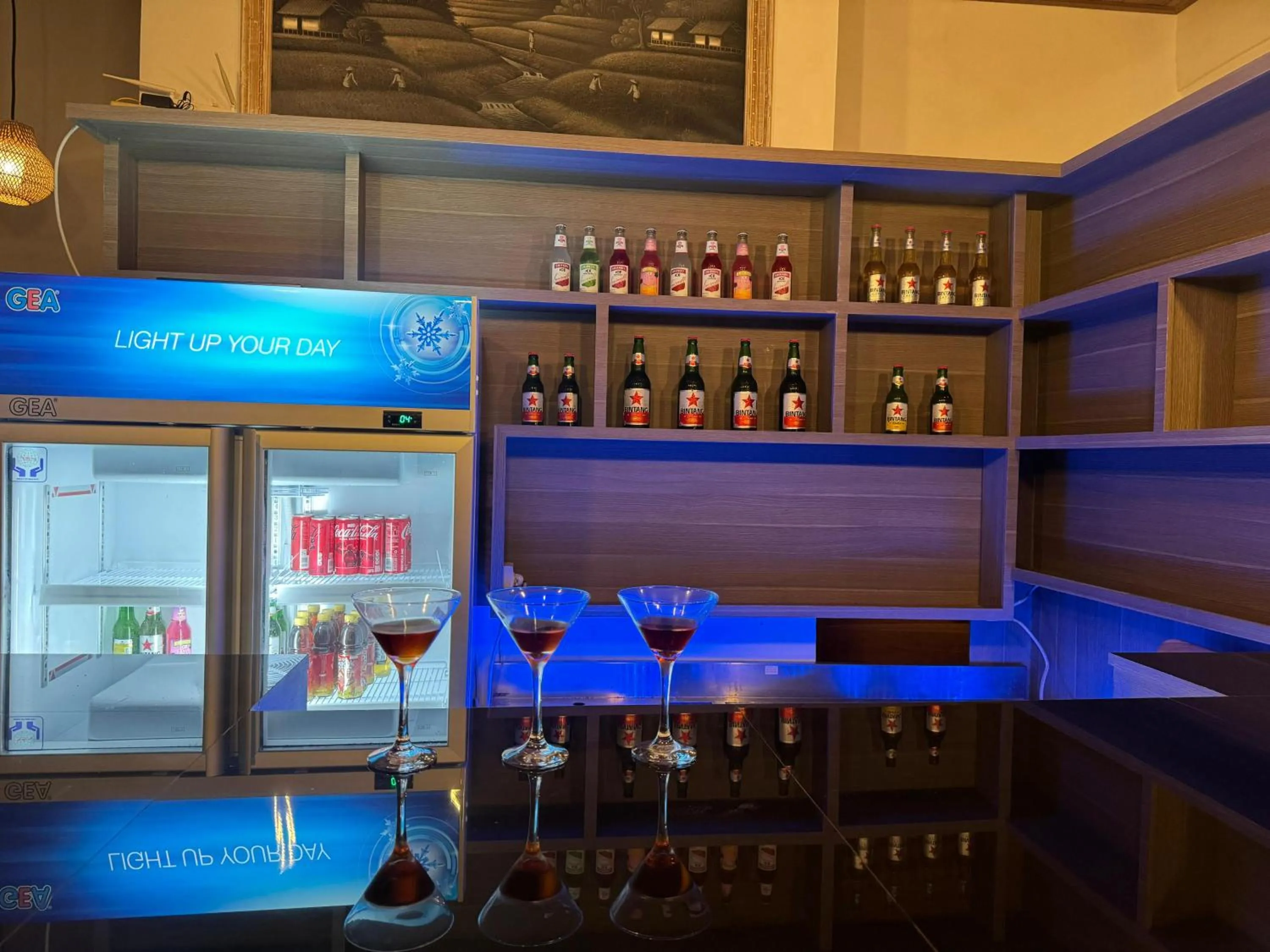 Lounge or bar in Kelingking Parama Resort